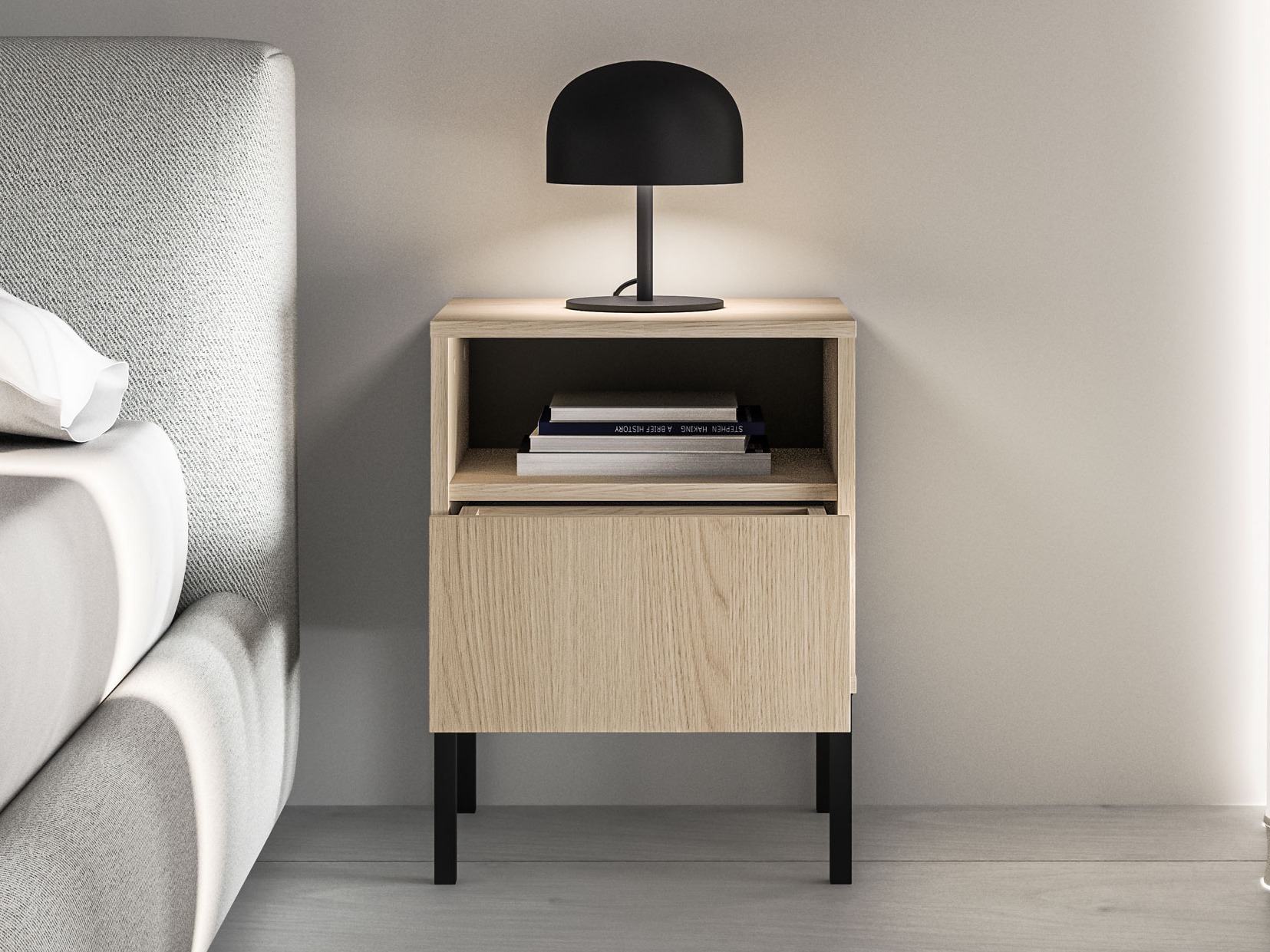 Mesa de cabeceira Virsalo 104 (Carvalho)