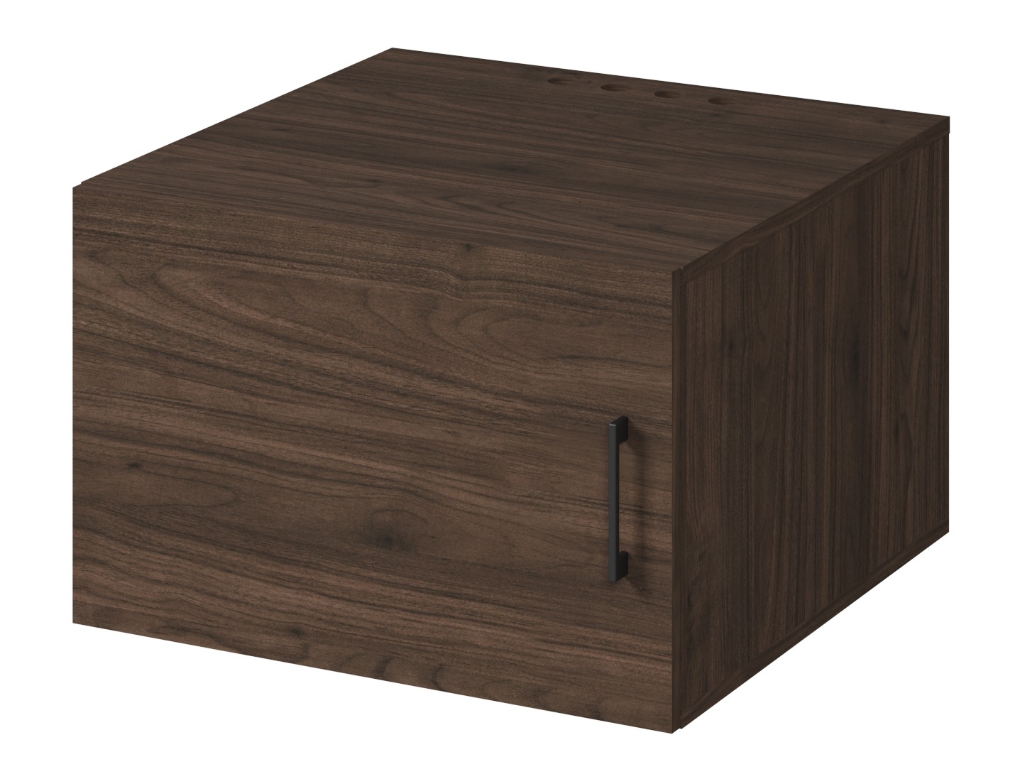 Armário montado na parede para casa de banho Novdele 104 (Nogueira)