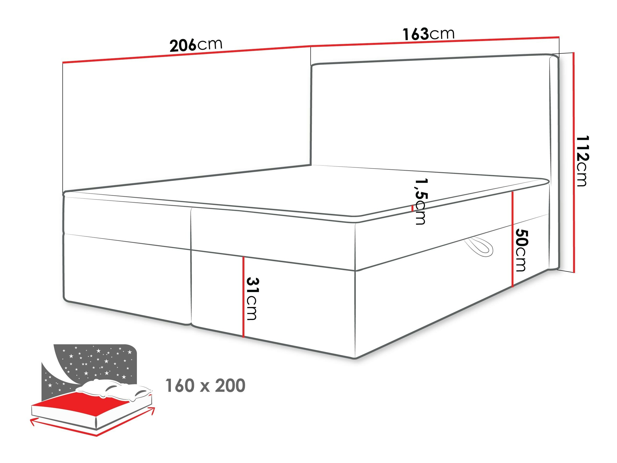 Cama continental Comfivo Arbitas (Ambience 02)