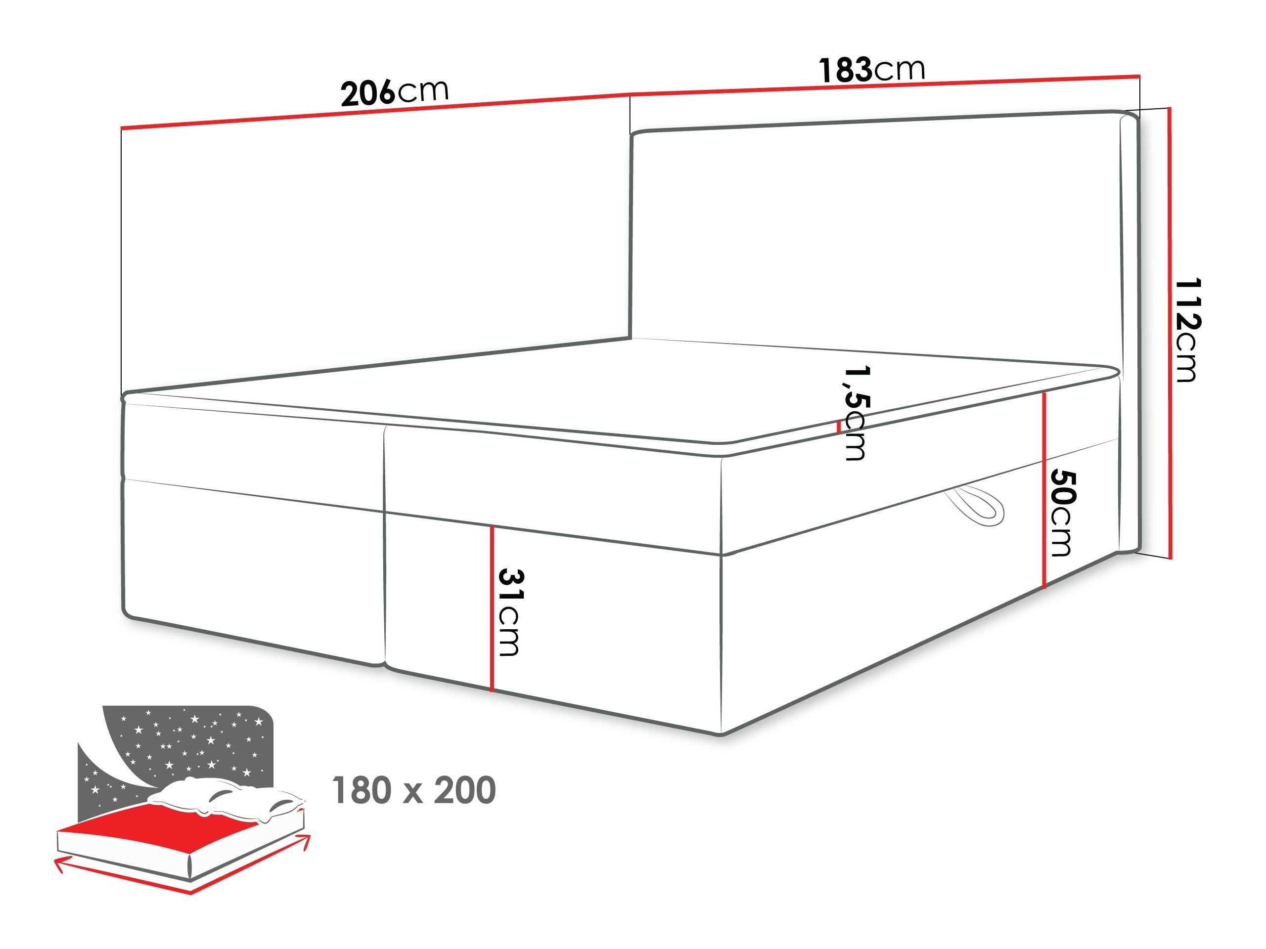 Cama continental Comfivo Arbitas (Ambience 02)