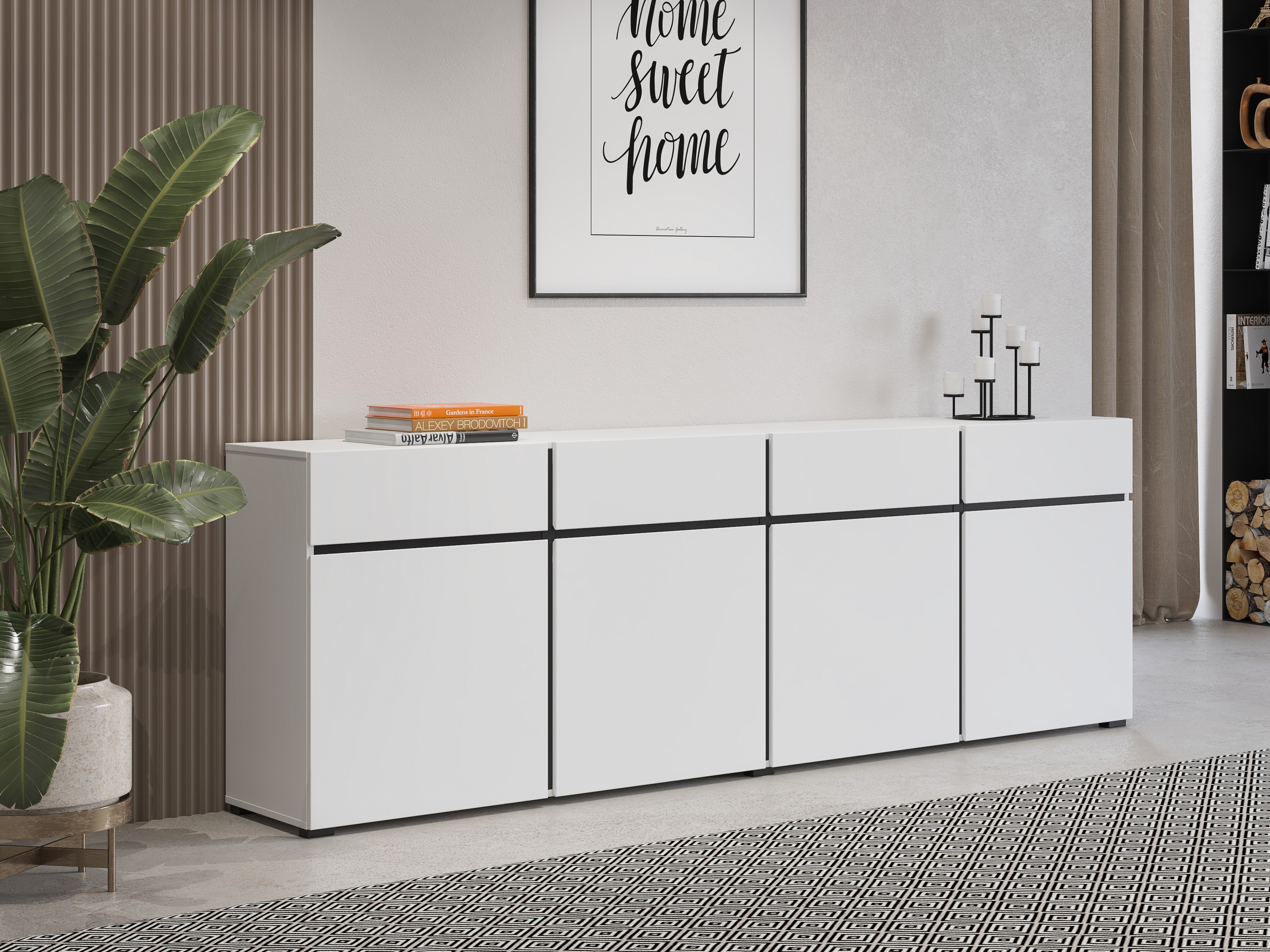 Cómoda Alfere 100 (Branco)