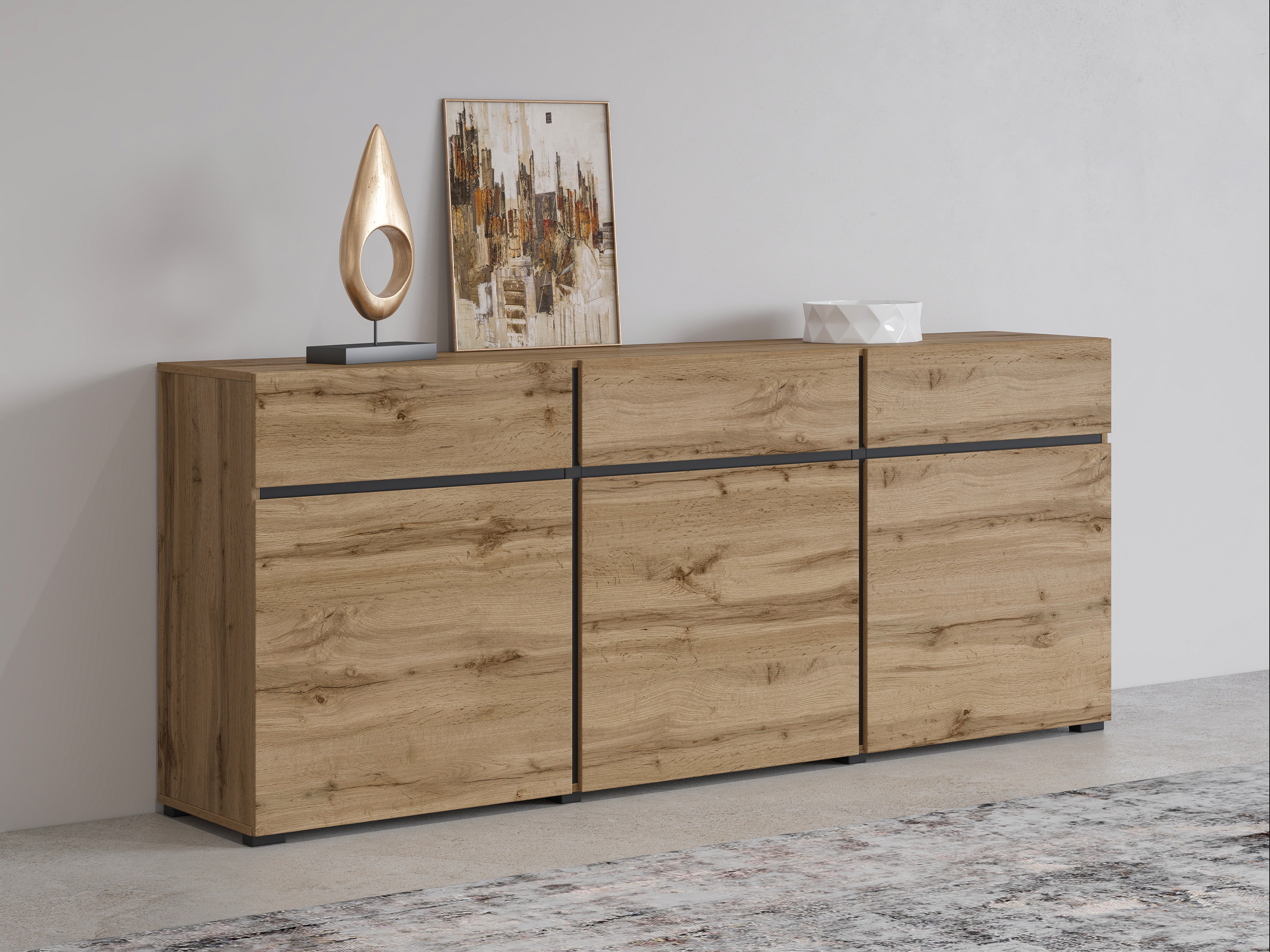 Cómoda Alfere 103 (Carvalho wotan)