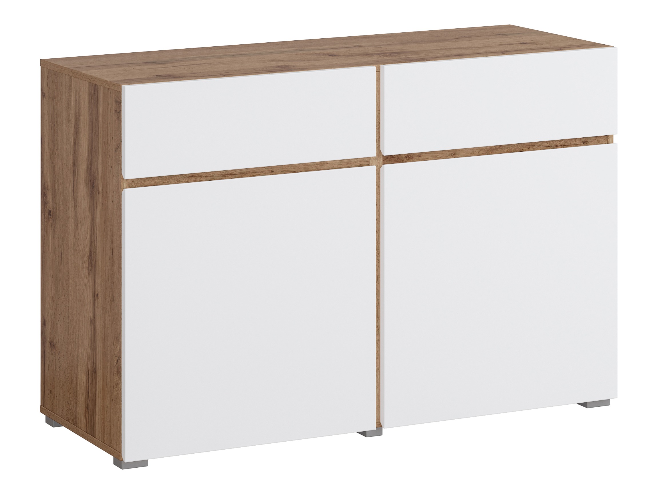Cómoda Alfere 104 (Carvalho wotan + Branco)