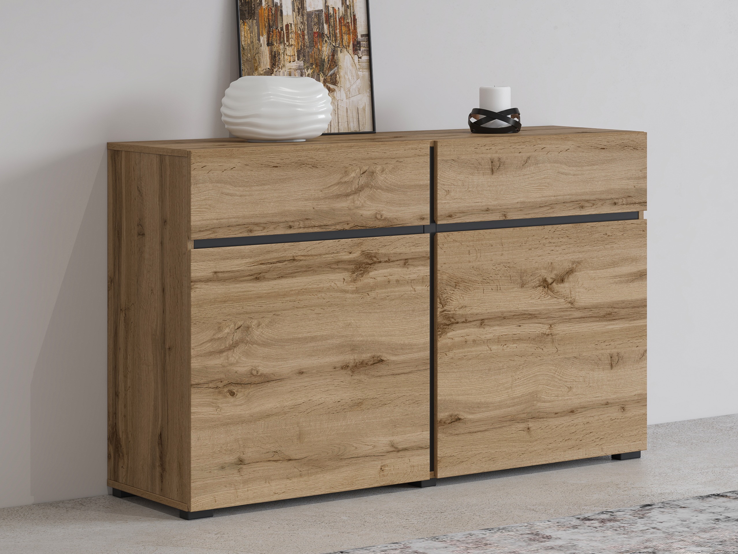 Cómoda Alfere 104 (Carvalho wotan)