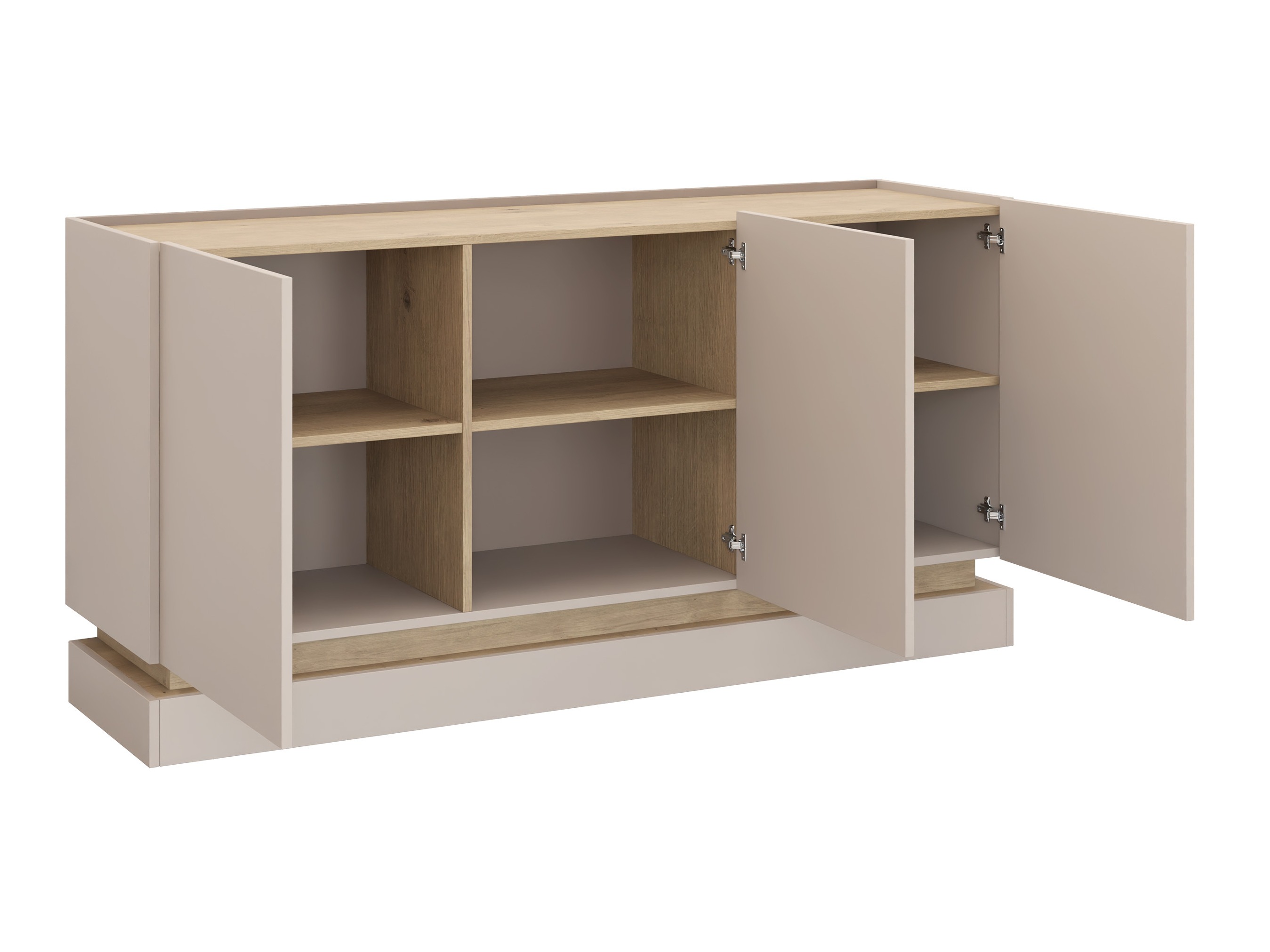 Conjunto para sala de estar Comfivo Tilia (Caxemira + Carvalho)