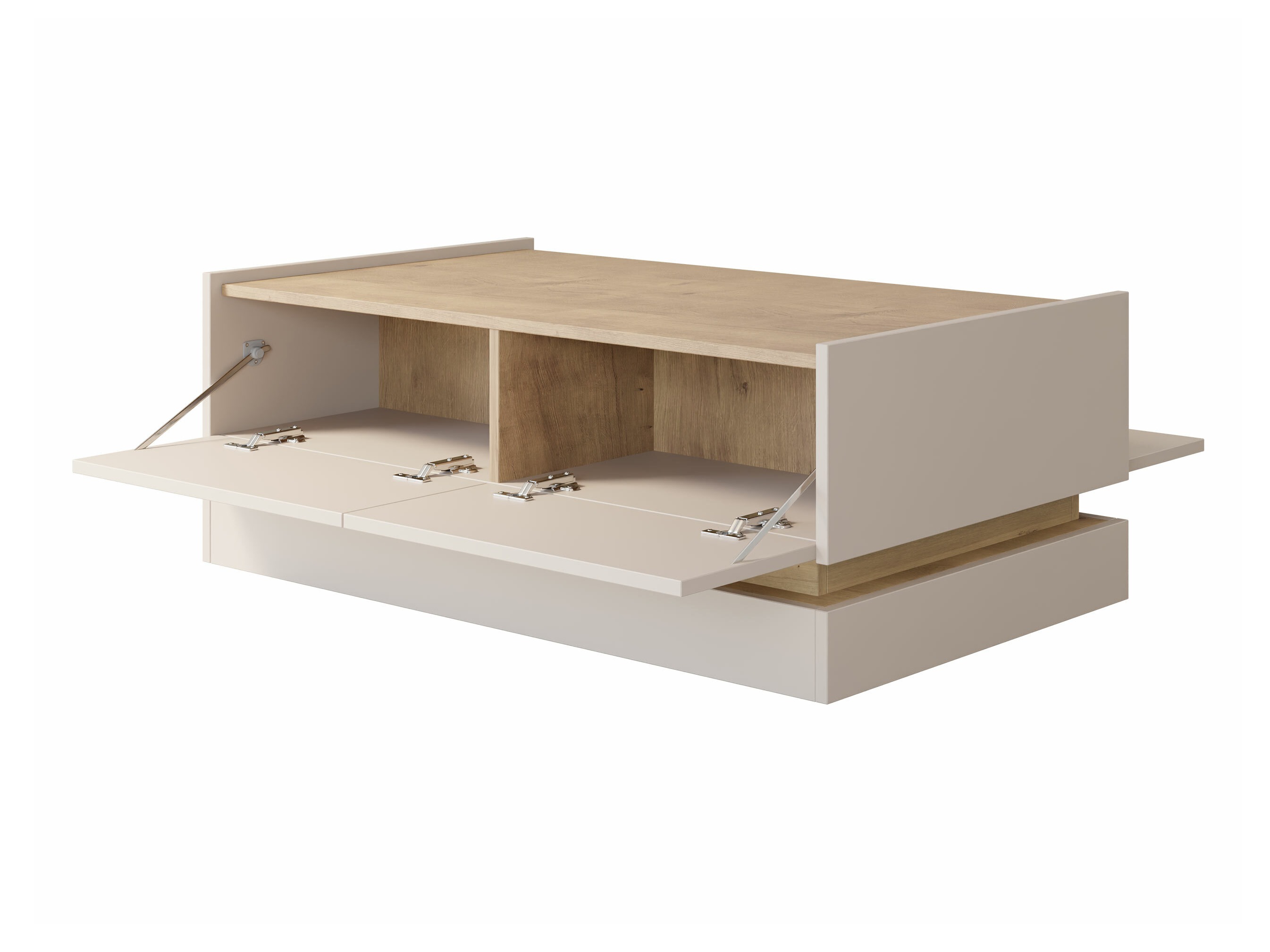 Mesa de centro Comfivo Tilia (Caxemira + Carvalho)