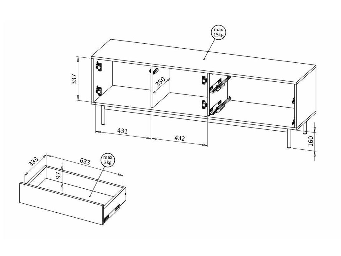 Móvel de TV Avimera 103