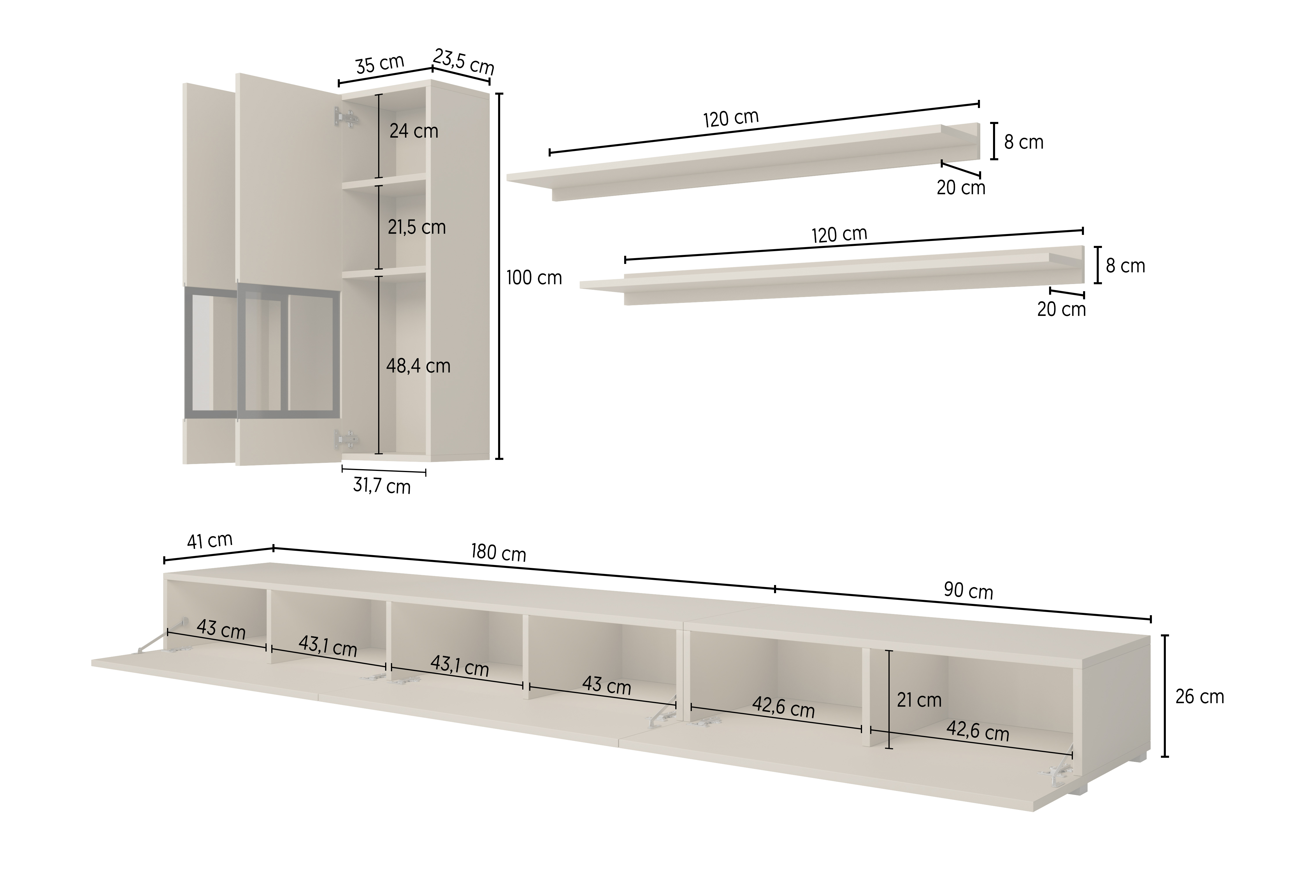 Conjunto para sala de estar SP6439