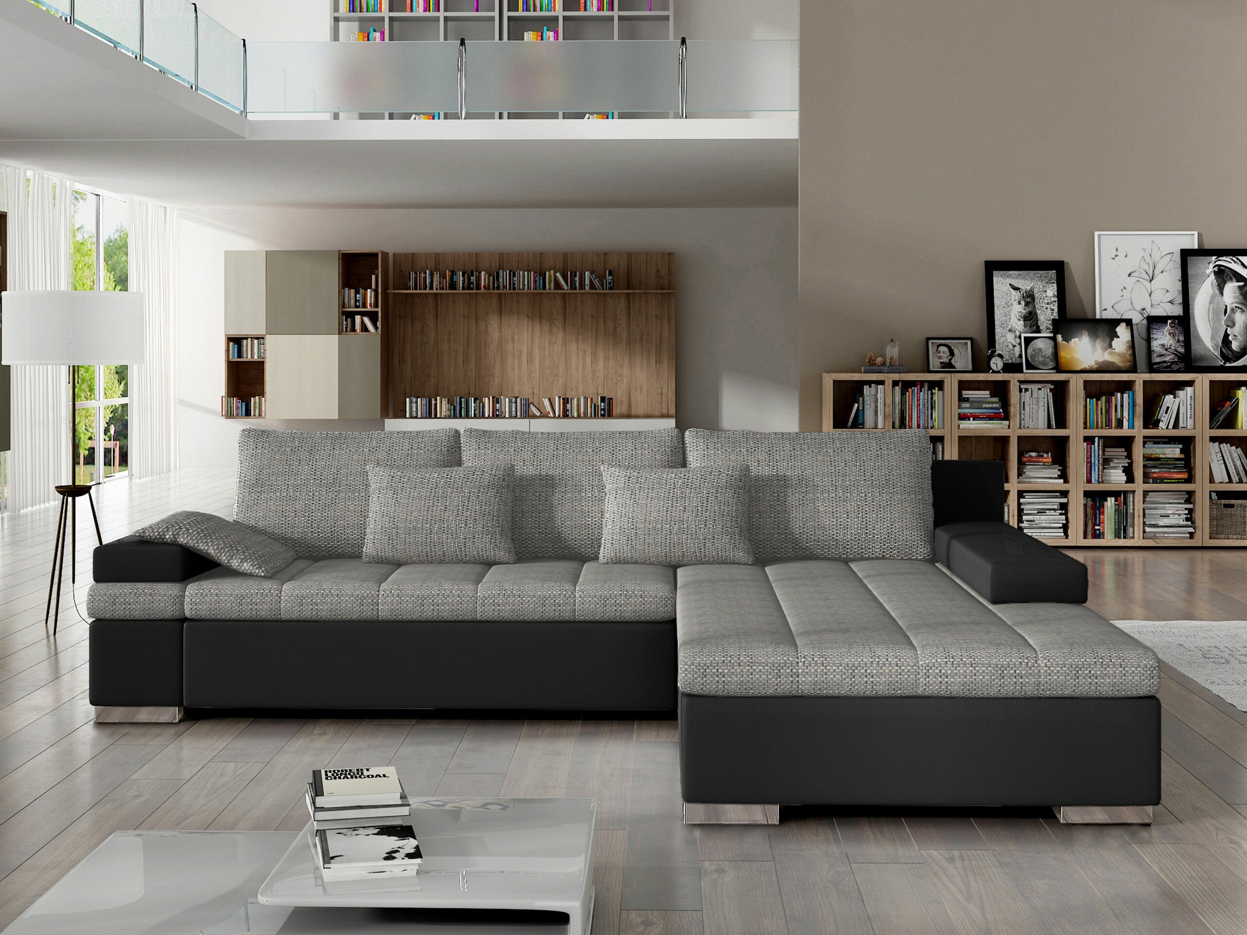 Sofá de canto Comfivo Olivetum (Soft 011 + Lawa 05)