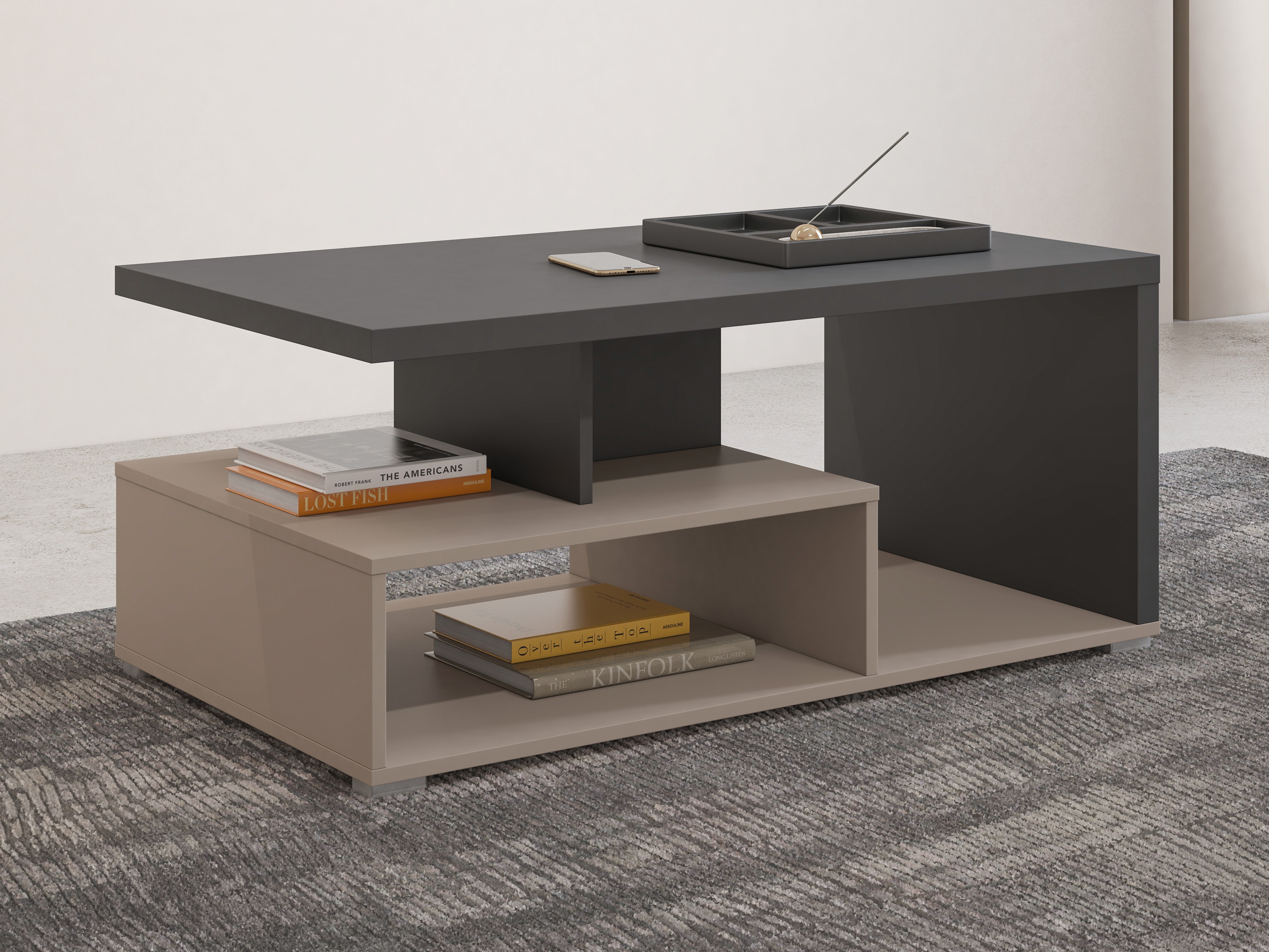 Mesa de centro Virvele 108 (Congo + Antracite)