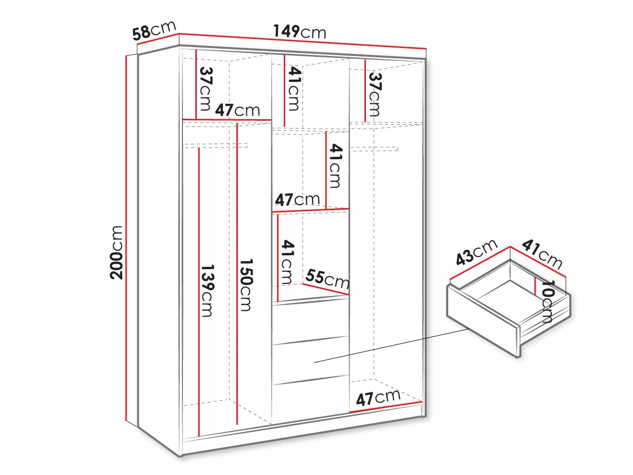 Roupeiro Lombala 103