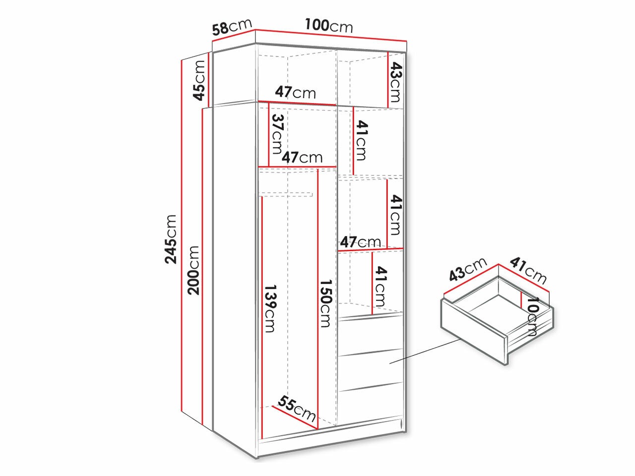 Roupeiro Lombala 108