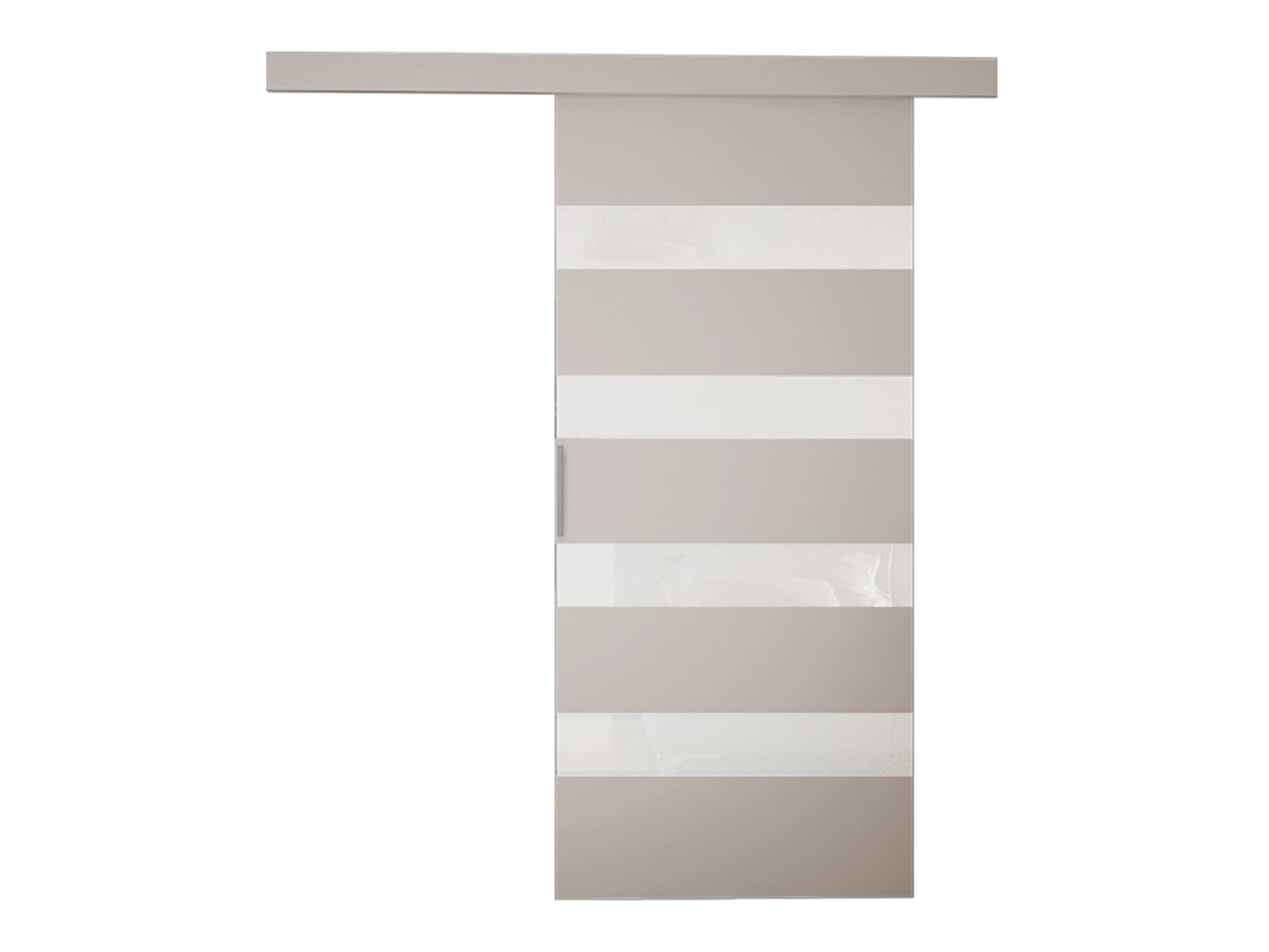 Porta de correr Closico Portalis V (Caxemira + Branco)
