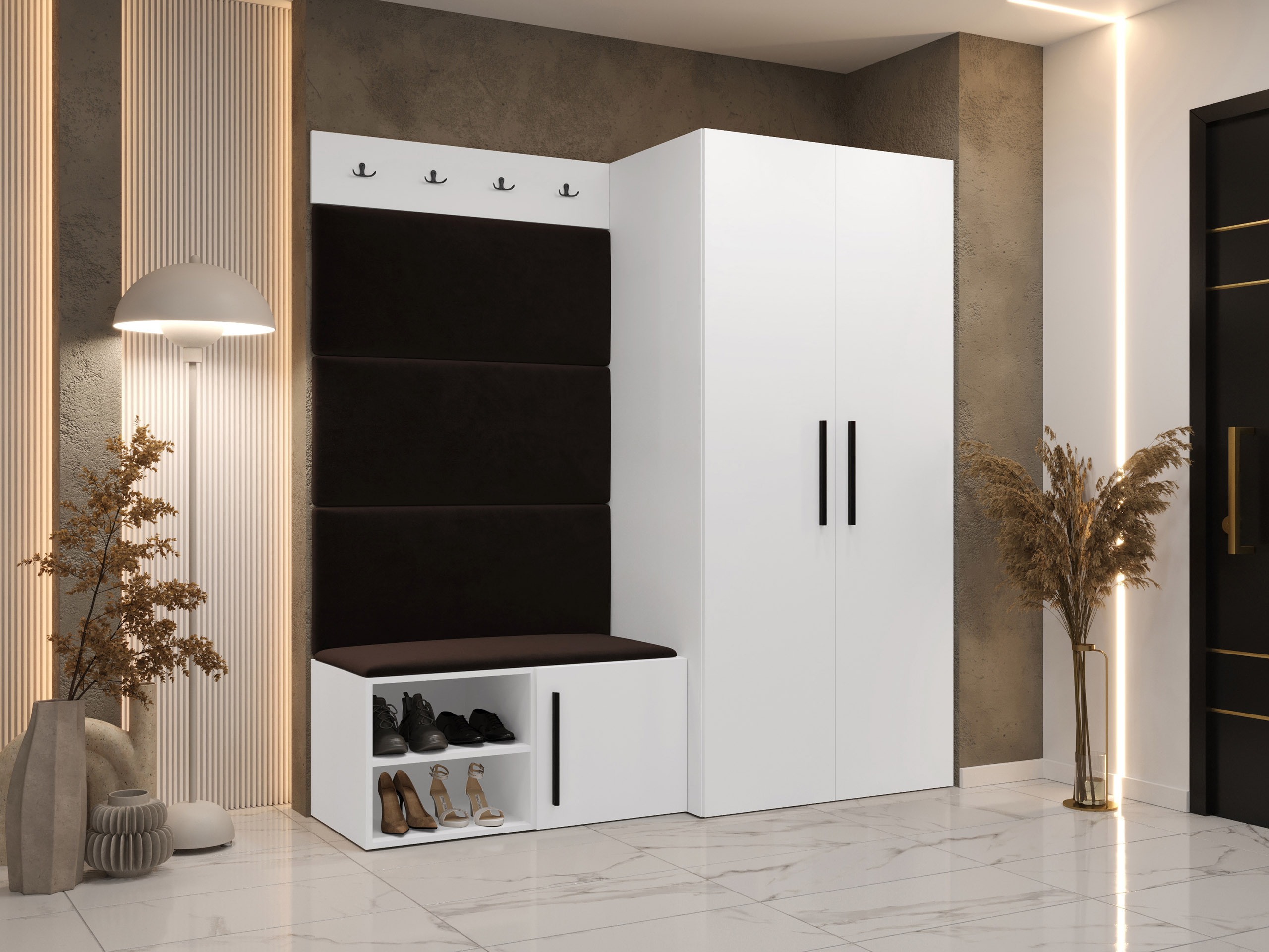 Conjunto para corredor Nitos I (Branco)