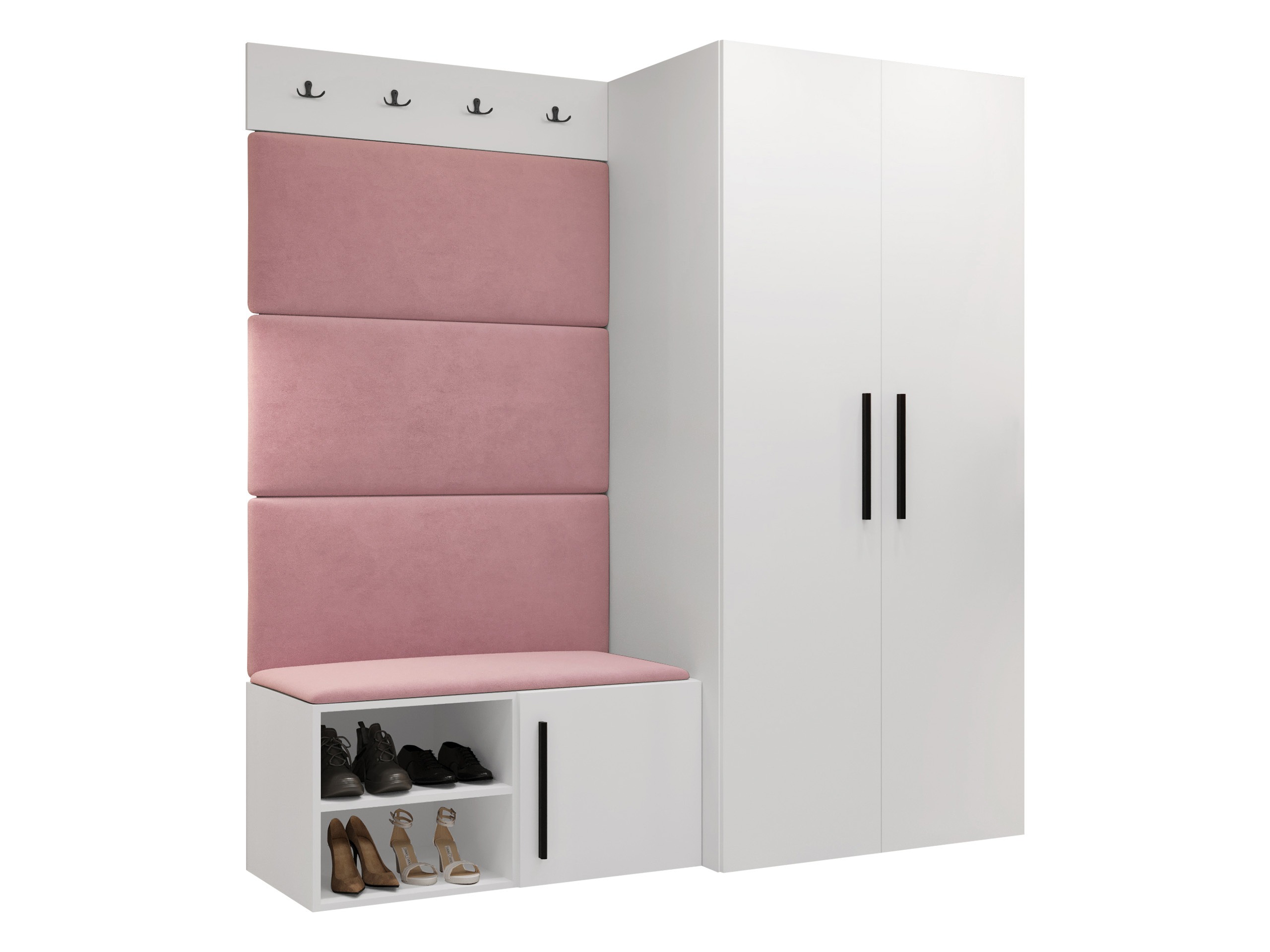 Conjunto para corredor Nitos I (Branco)