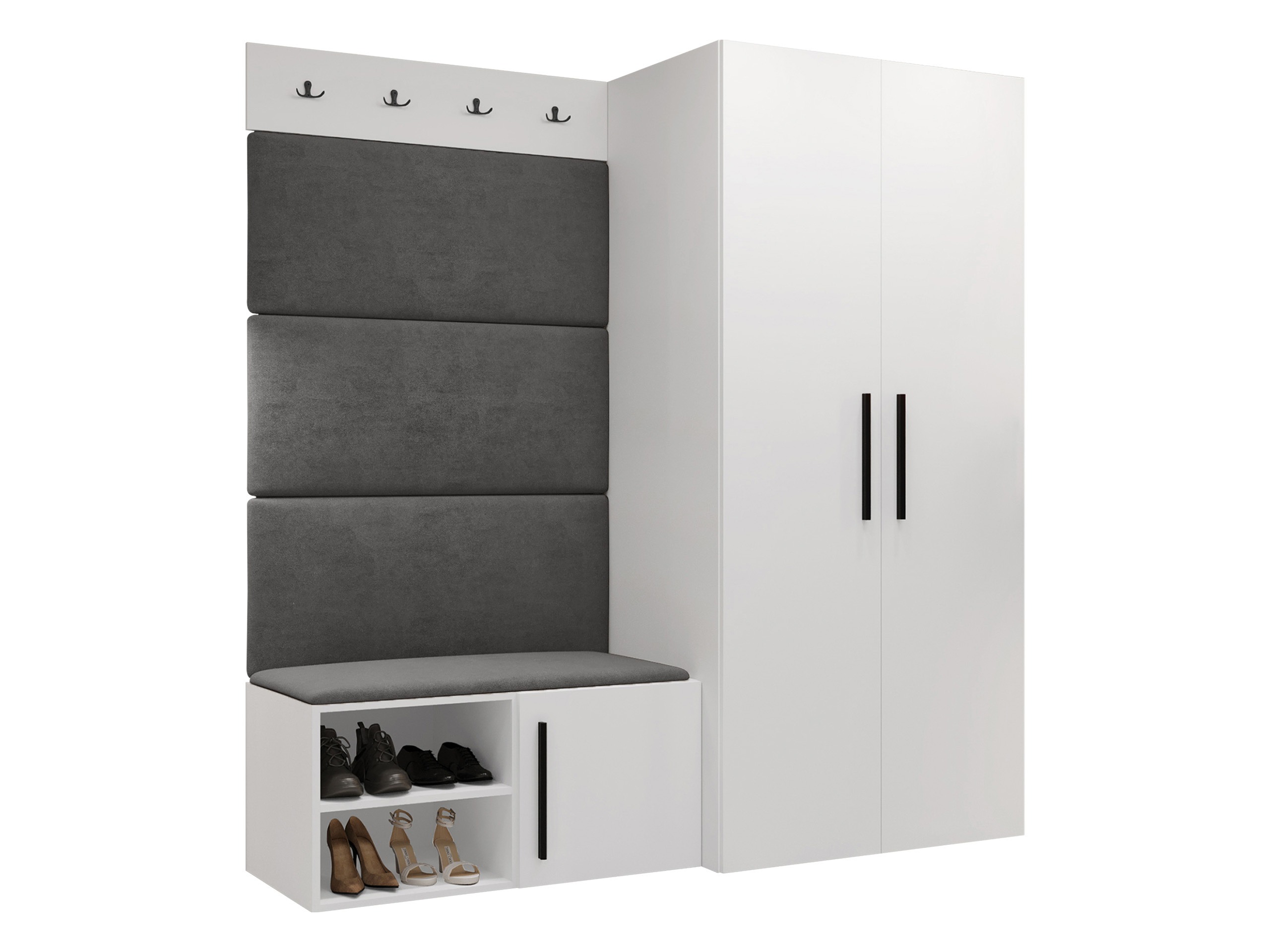 Conjunto para corredor Nitos I (Branco)