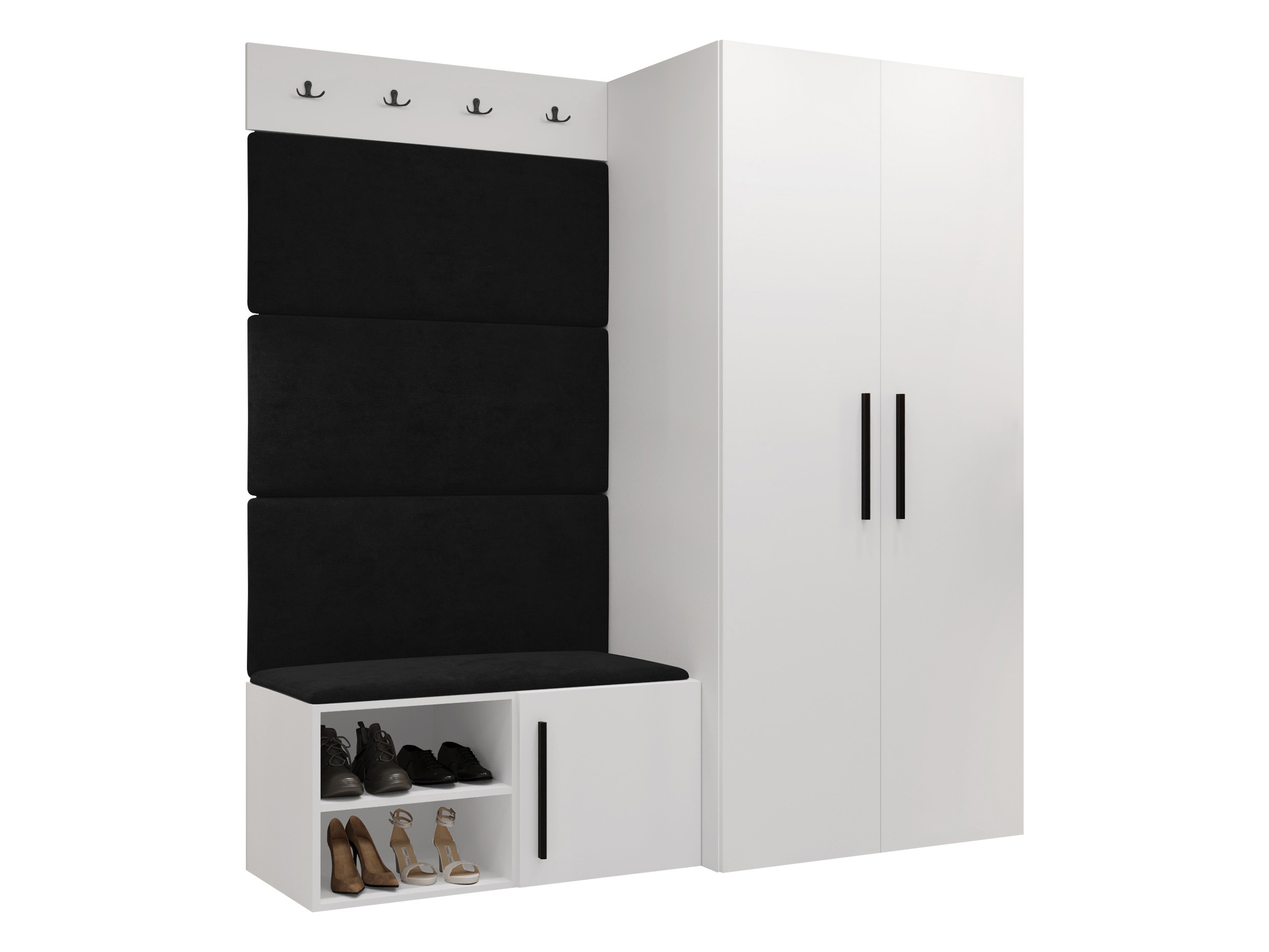 Conjunto para corredor Nitos I (Branco)