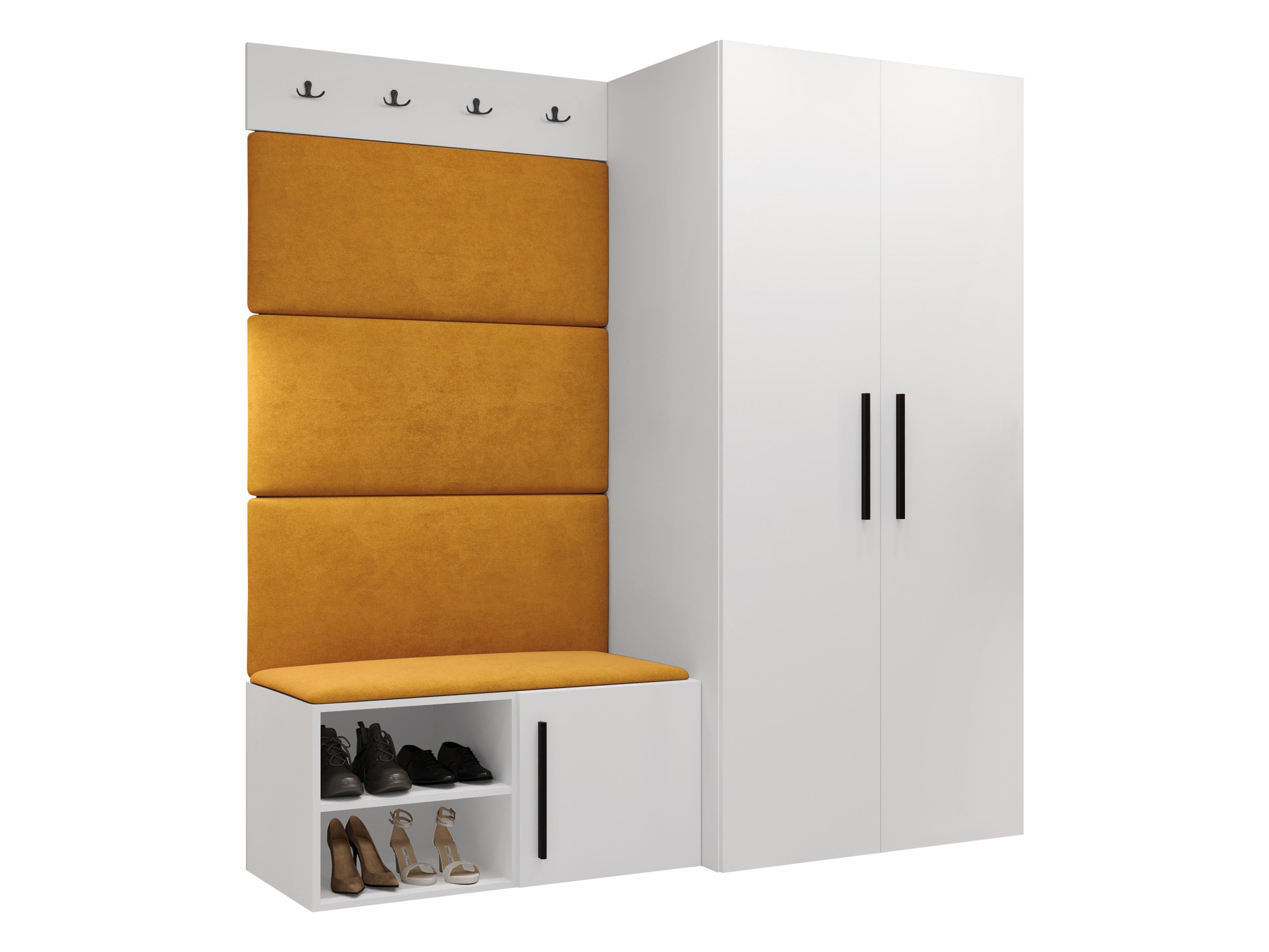 Conjunto para corredor Nitos I (Branco)