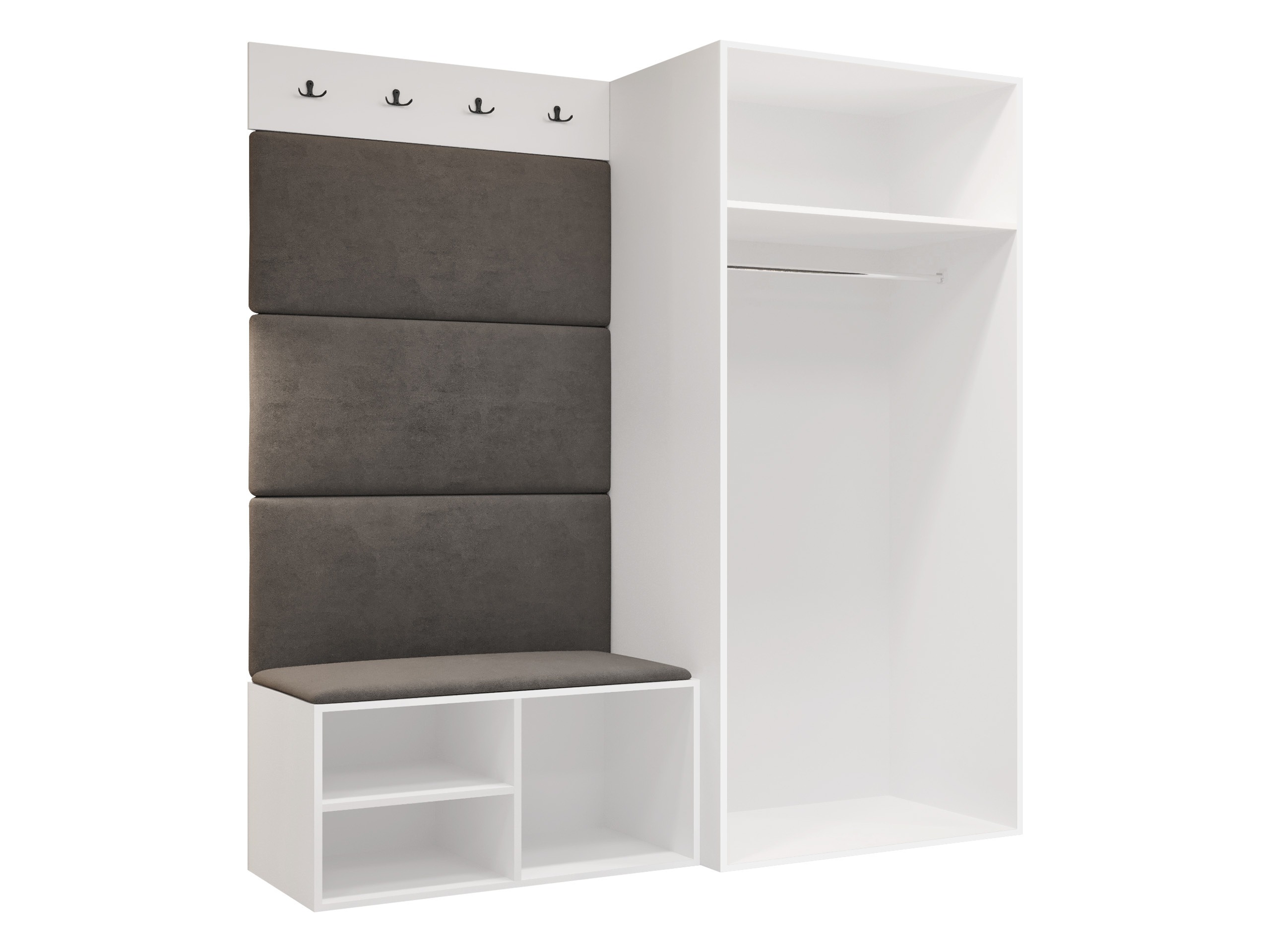 Conjunto para corredor Nitos I (Branco)