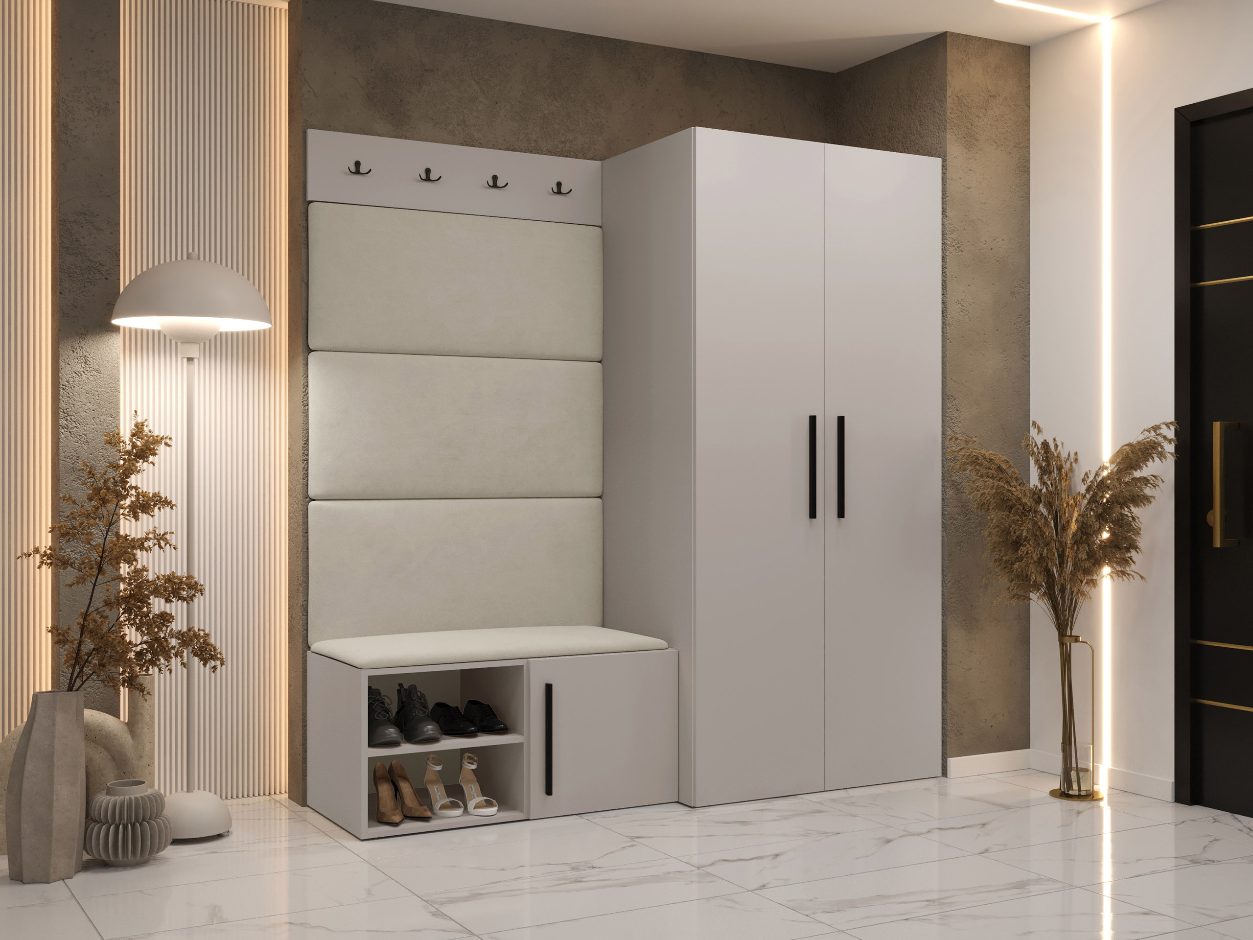 Conjunto para corredor Nitos I (Caxemira)