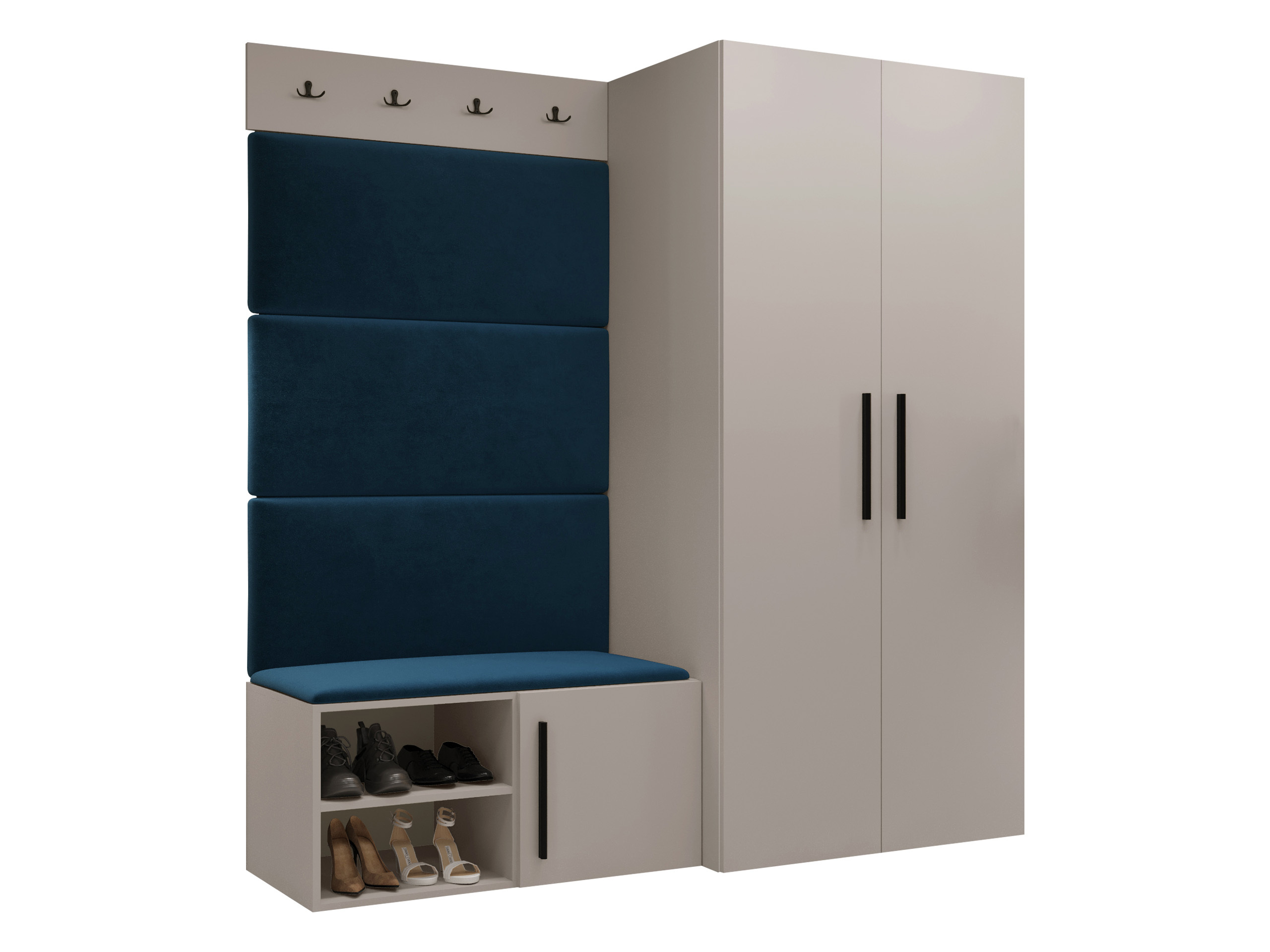 Conjunto para corredor Nitos I (Caxemira)