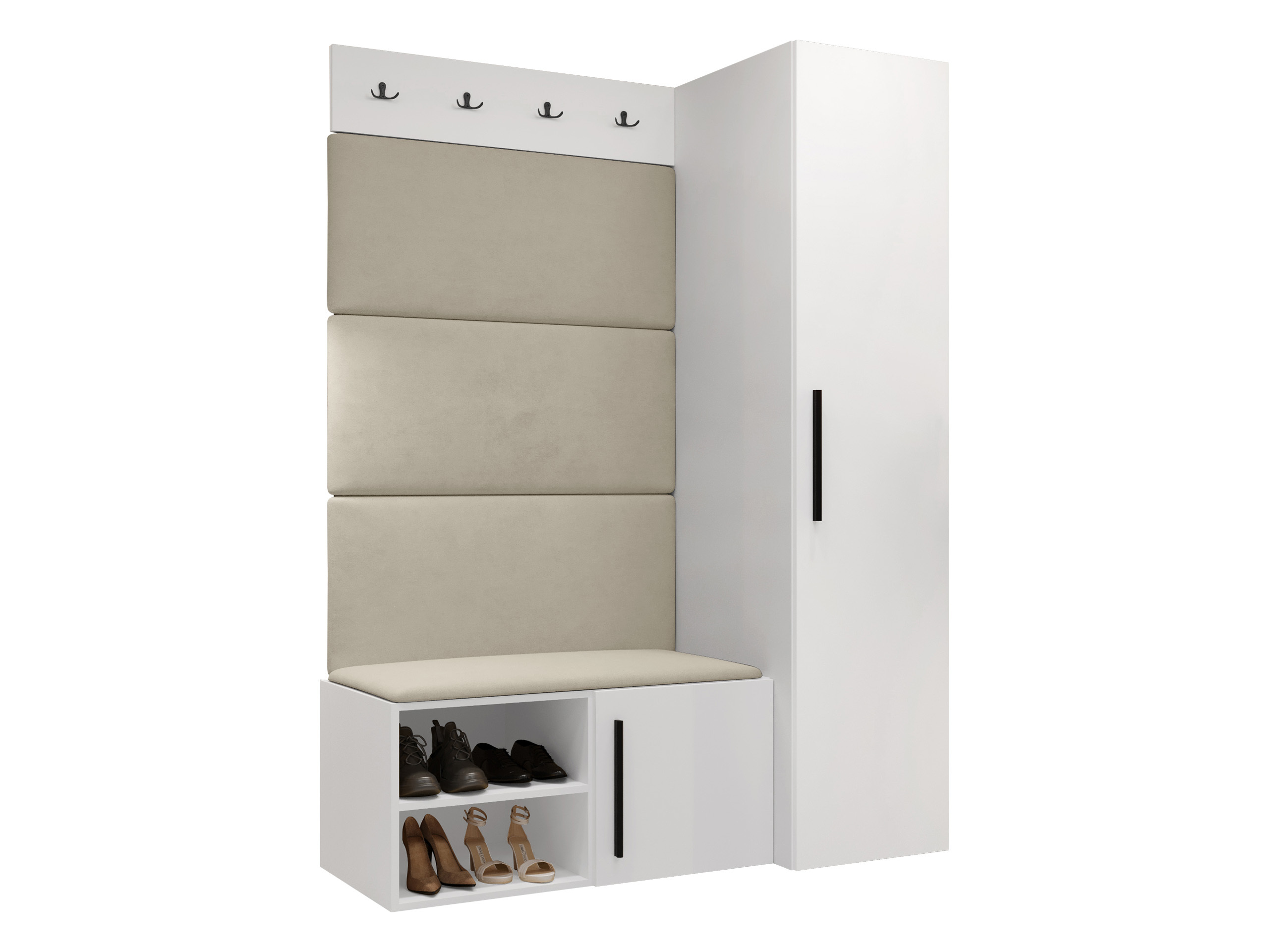 Conjunto para corredor Nitos II (Branco)