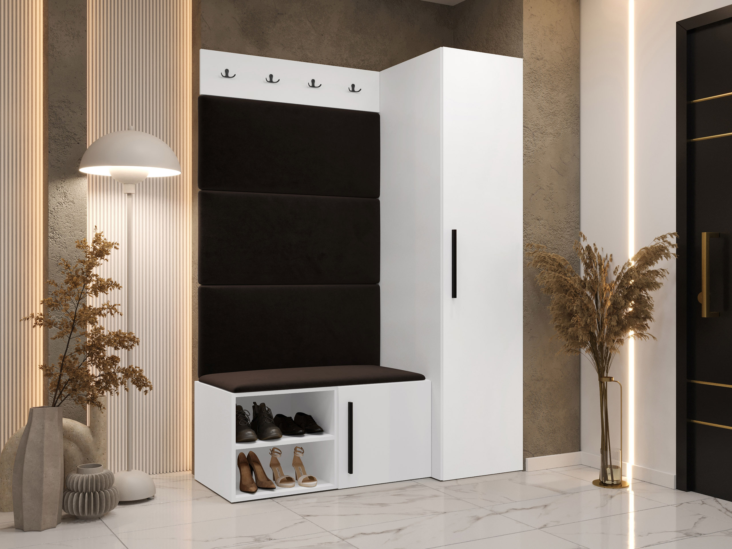 Conjunto para corredor Nitos II (Branco)