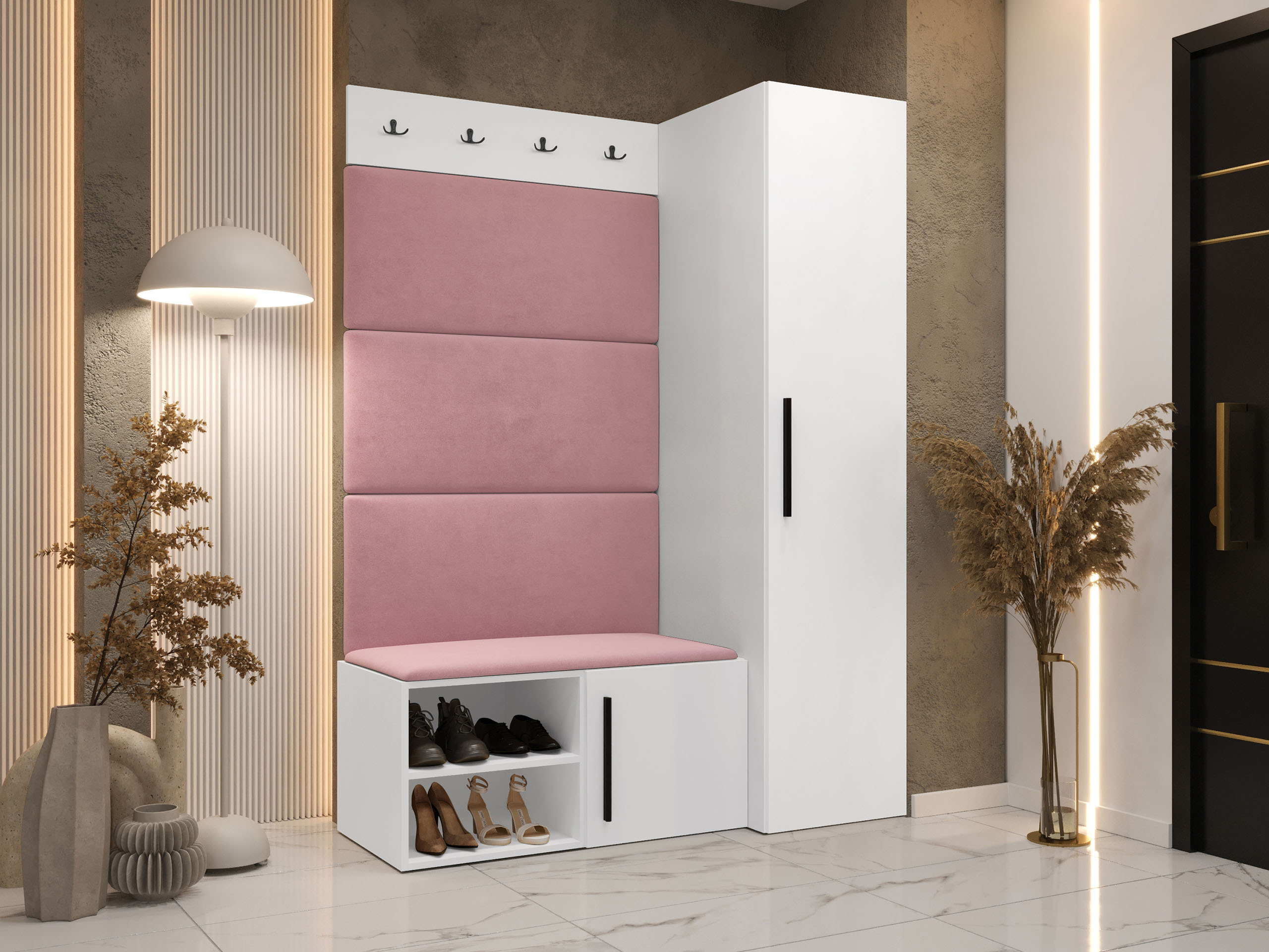 Conjunto para corredor Nitos II (Branco)