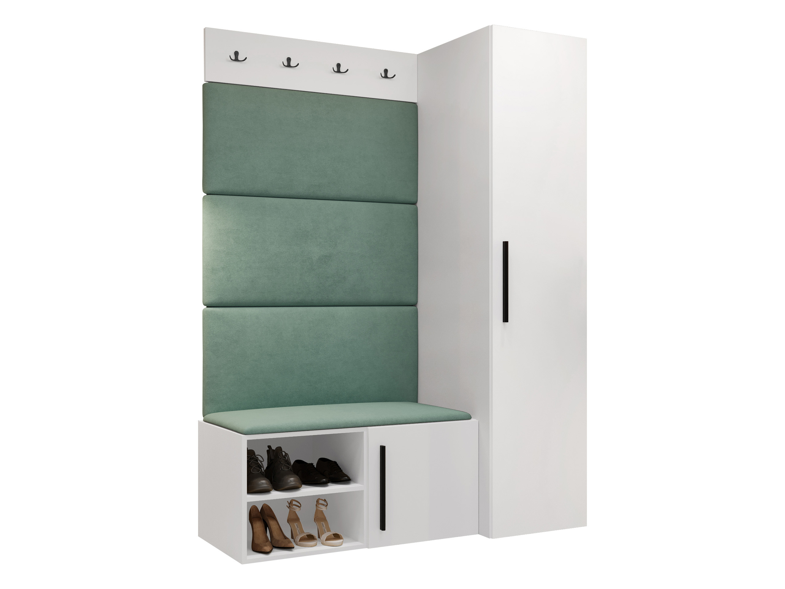 Conjunto para corredor Nitos II (Branco)