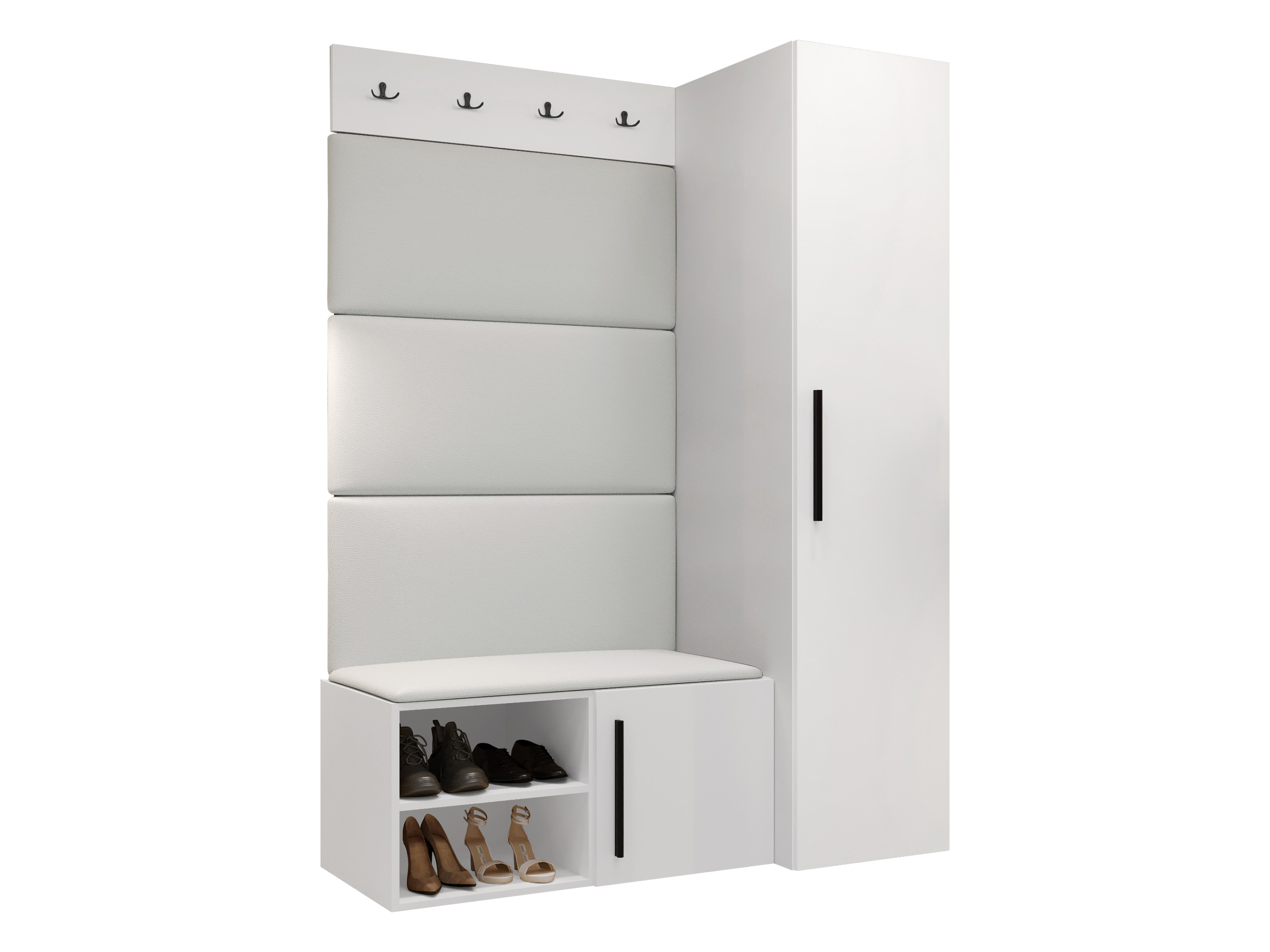 Conjunto para corredor Nitos II (Branco)