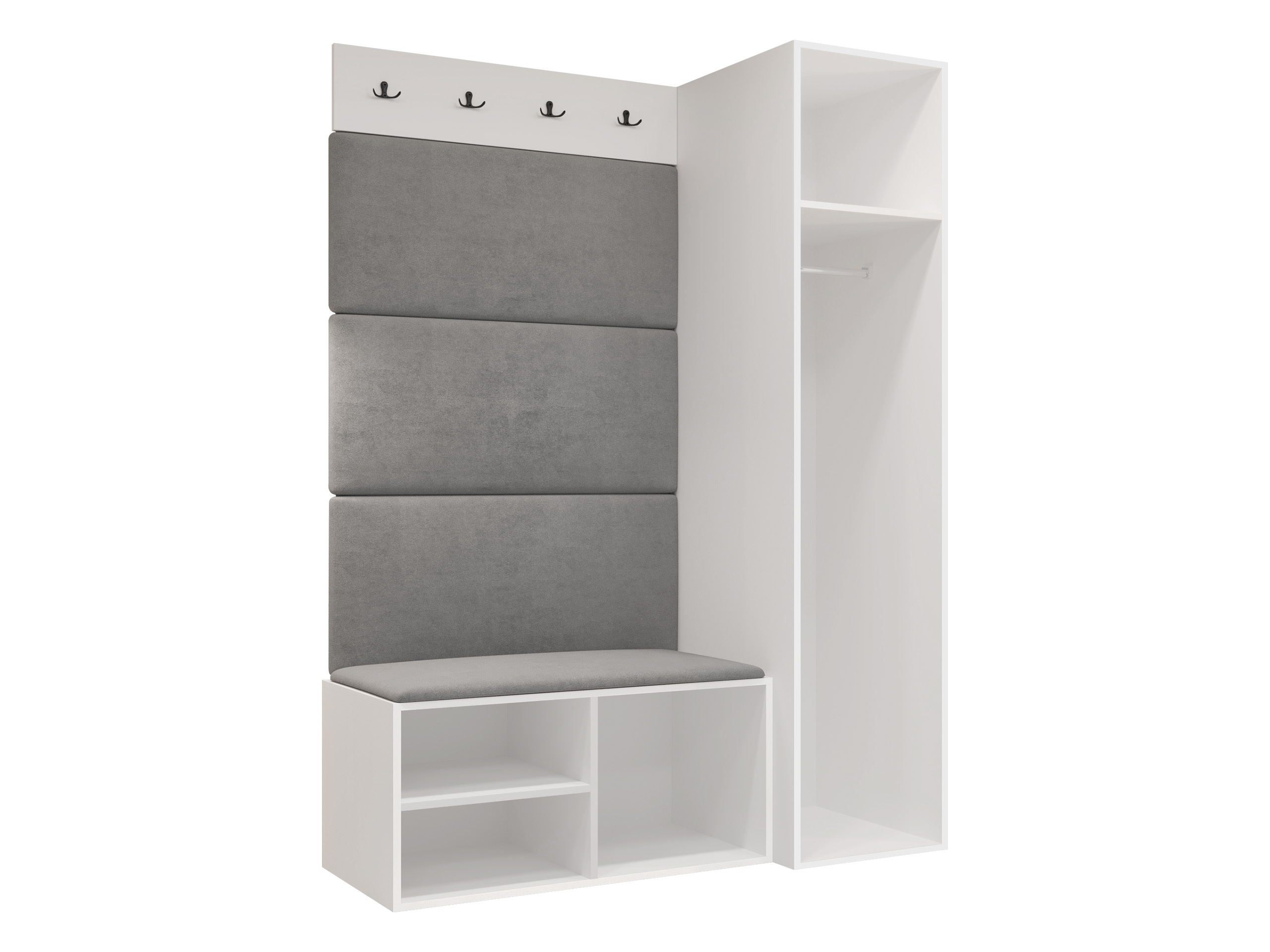 Conjunto para corredor Nitos II (Branco)
