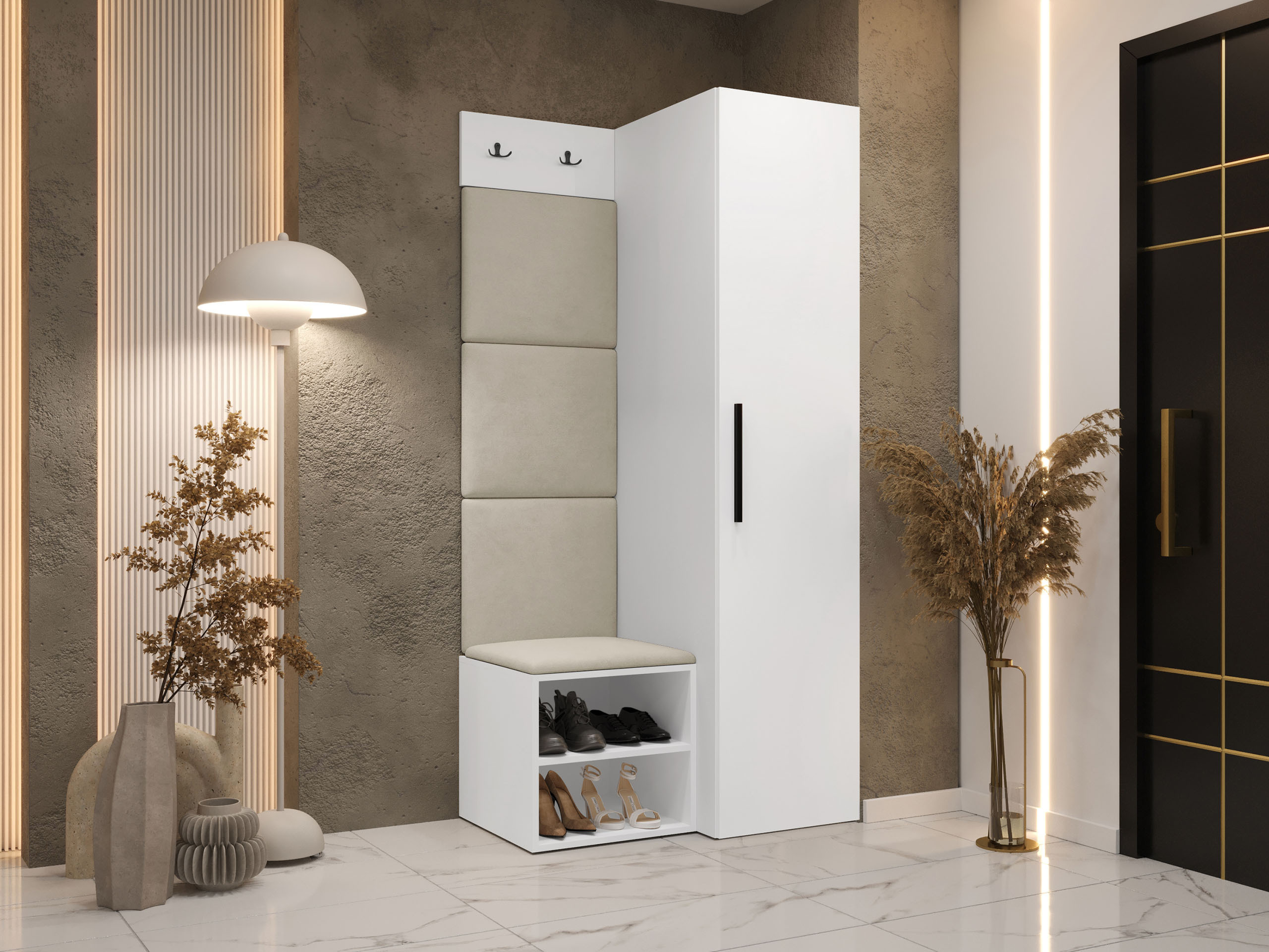 Conjunto para corredor Nitos III (Branco)