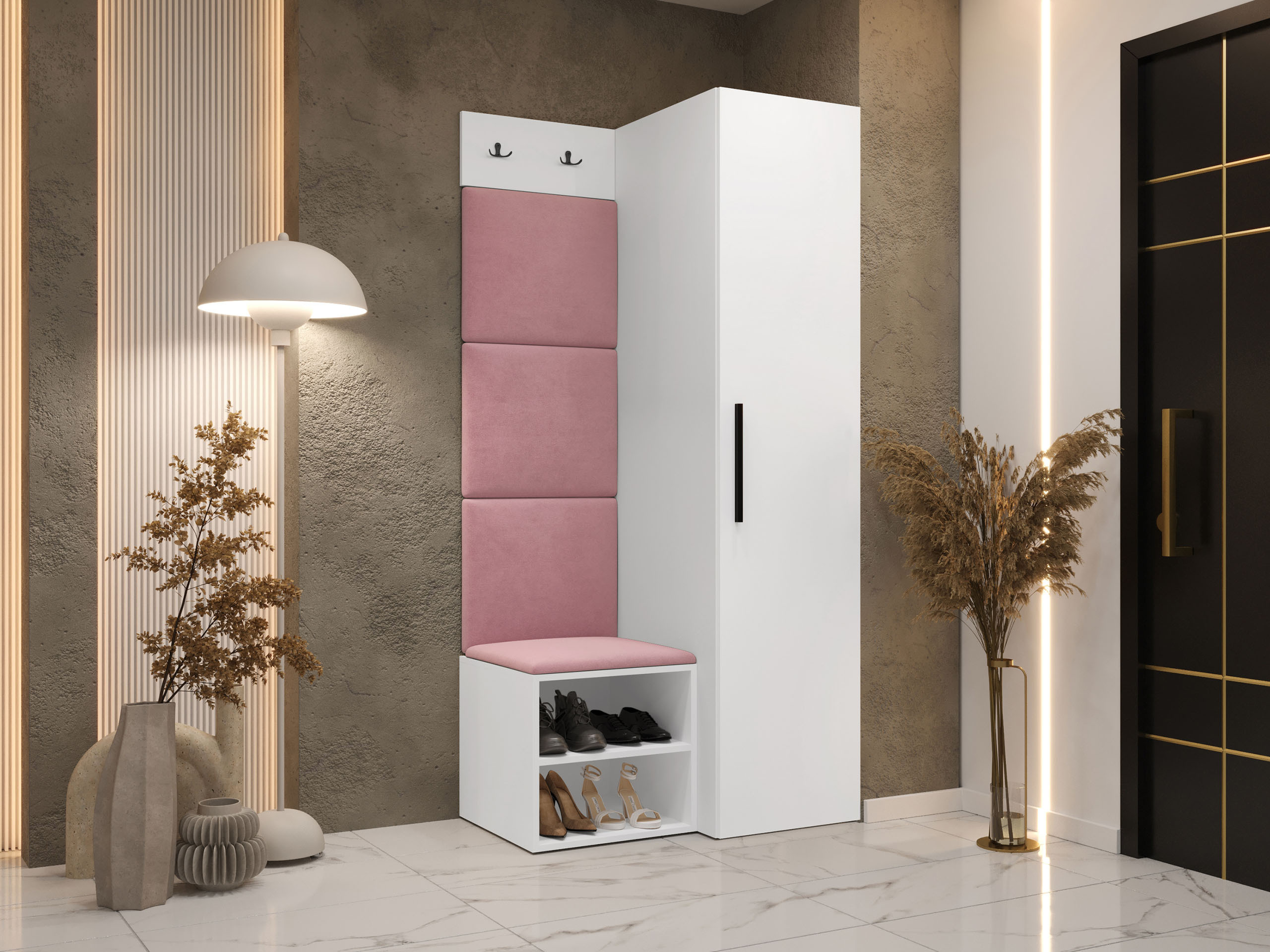 Conjunto para corredor Nitos III (Branco)