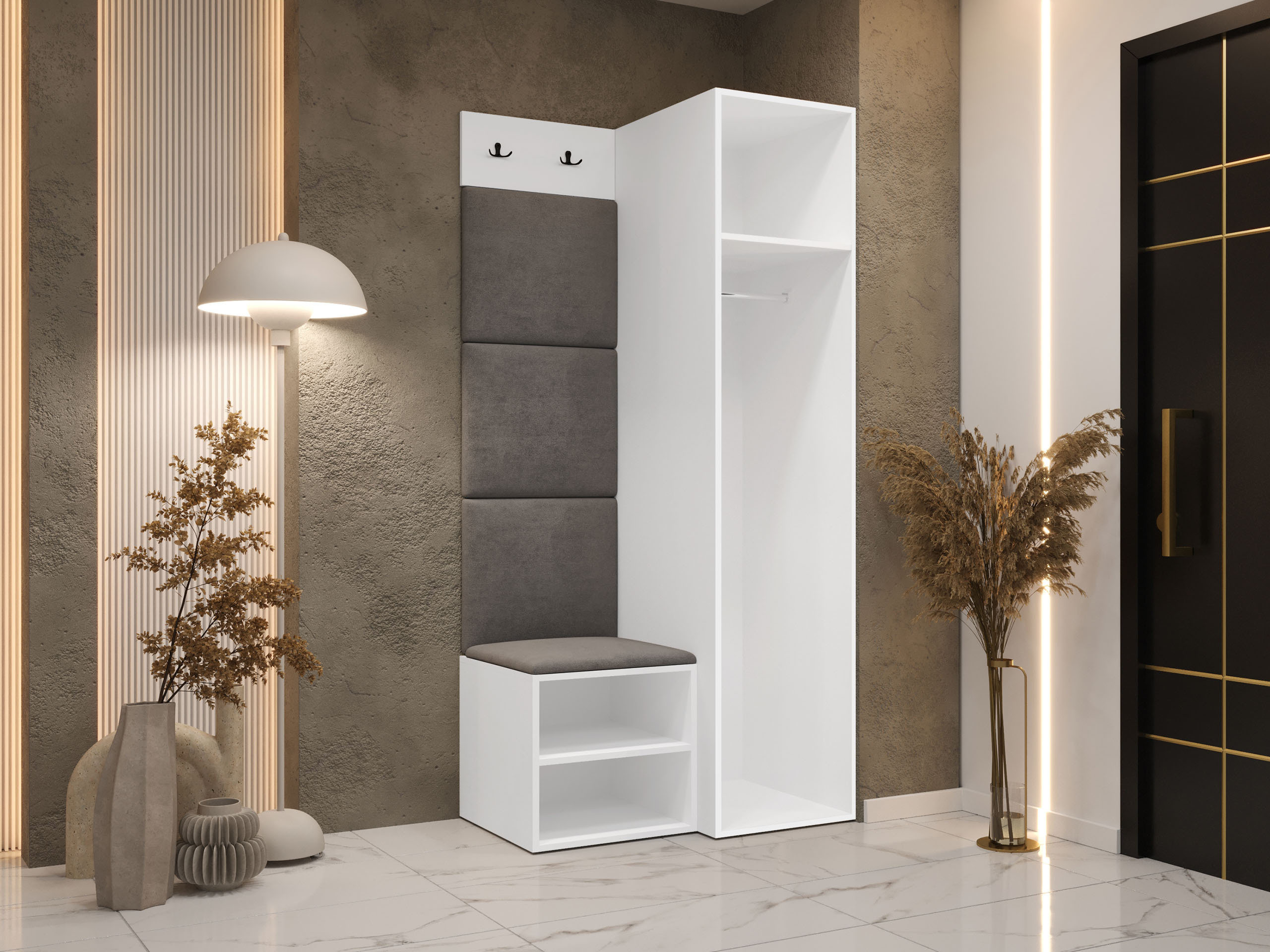 Conjunto para corredor Nitos III (Branco)