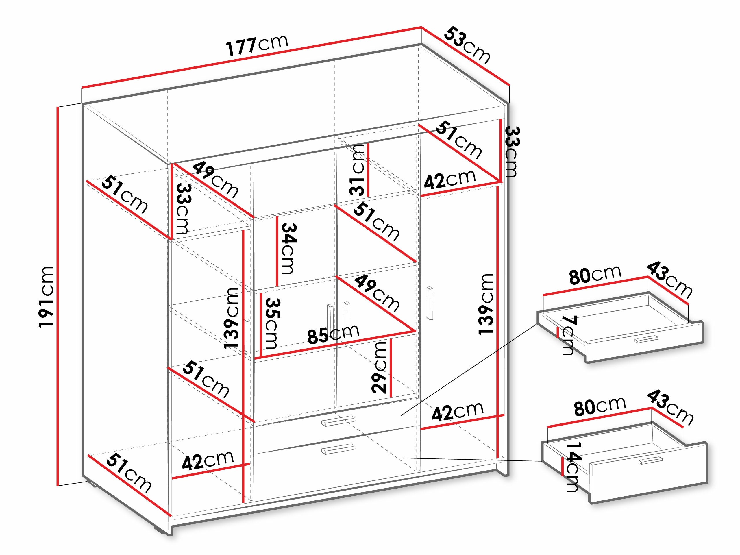 Roupeiro Novduni 107 (Carvalho lefkas)