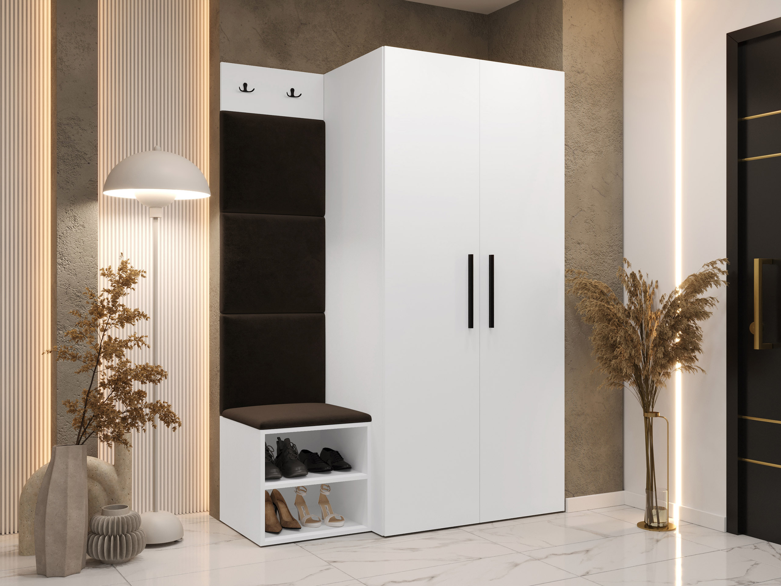 Conjunto para corredor Hartford 523 (Branco)