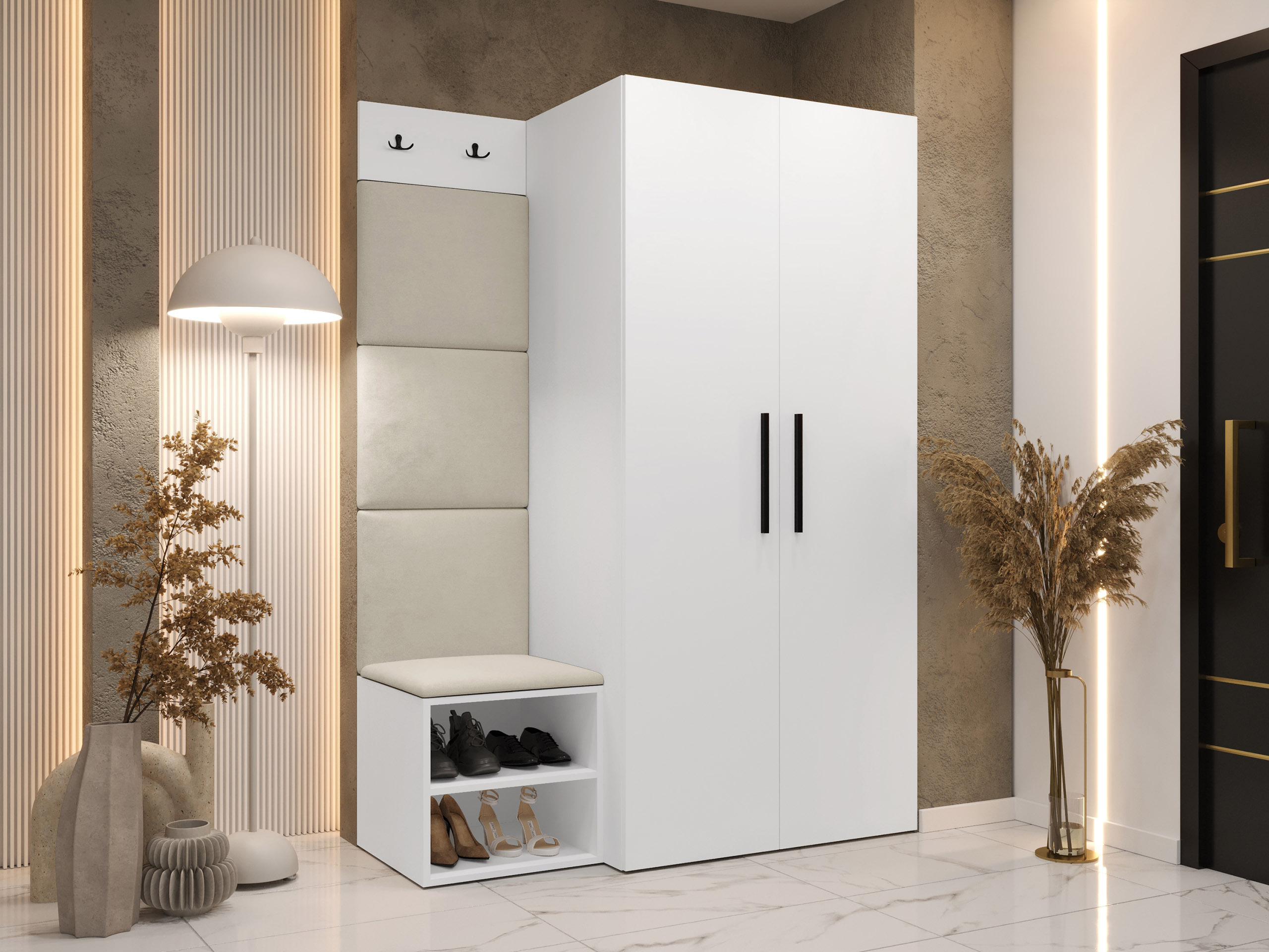 Conjunto para corredor Nitos IV (Branco)