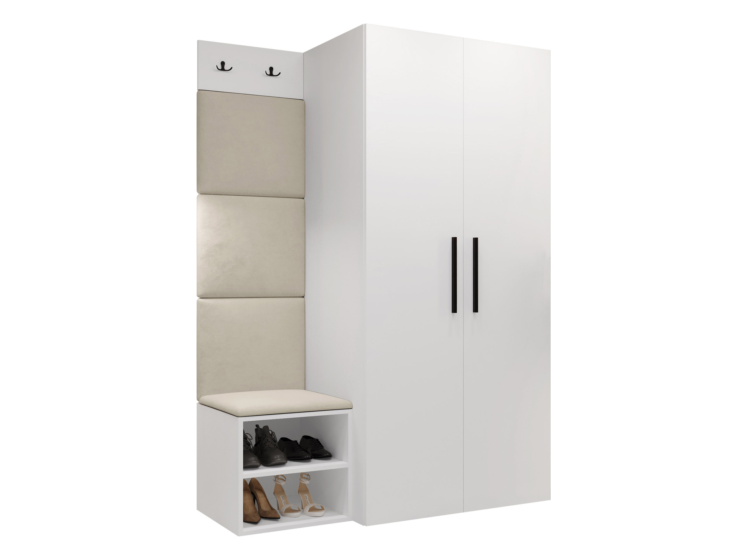 Conjunto para corredor Nitos IV (Branco)