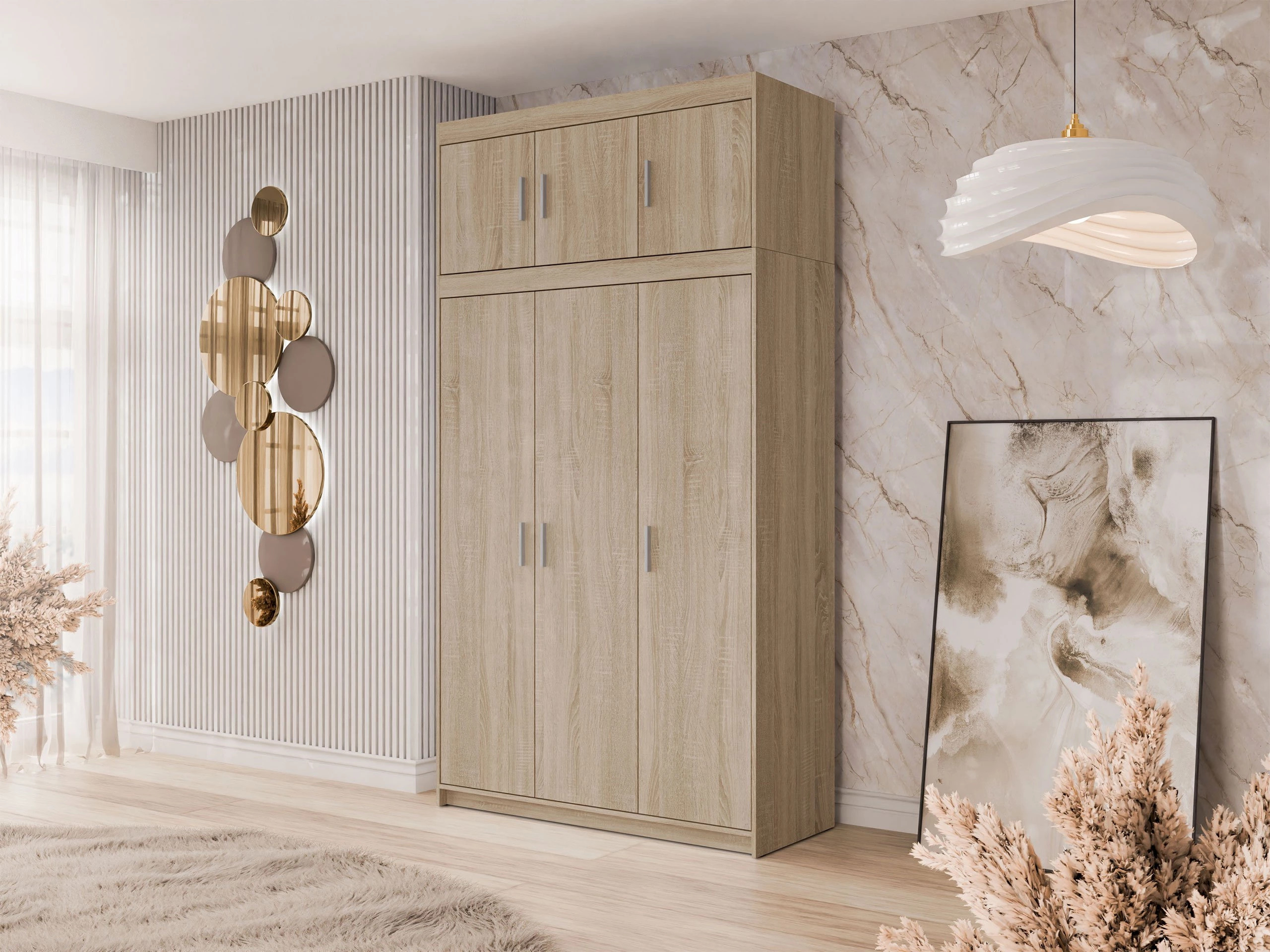 Roupeiro Novduni 104 (Carvalho sonoma)