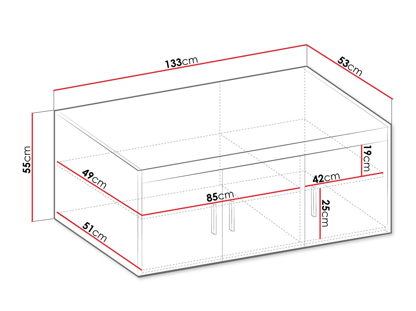 Aparador Novduni 124 (Carvalho lefkas)