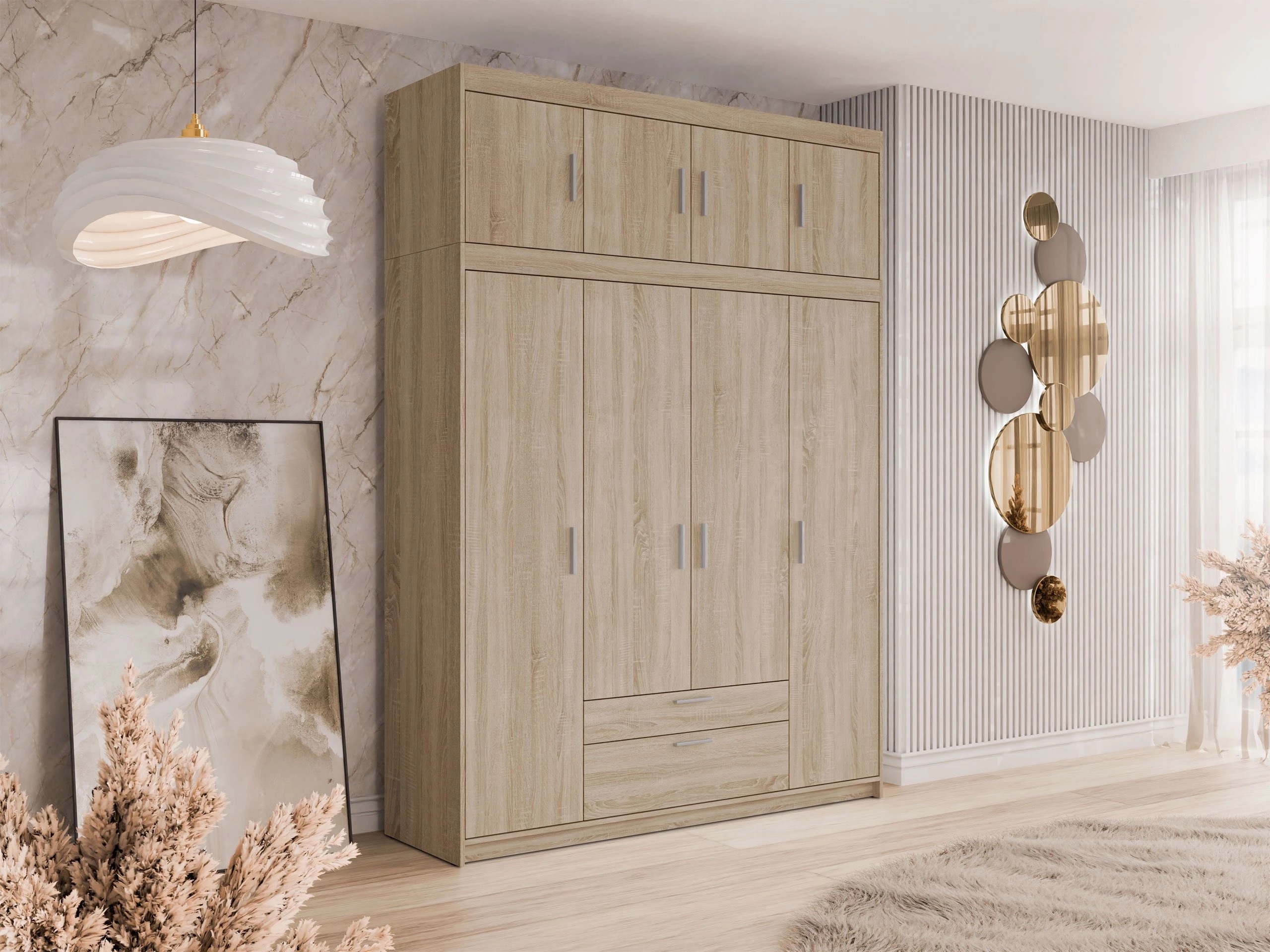 Roupeiro Novduni 106 (Carvalho sonoma)