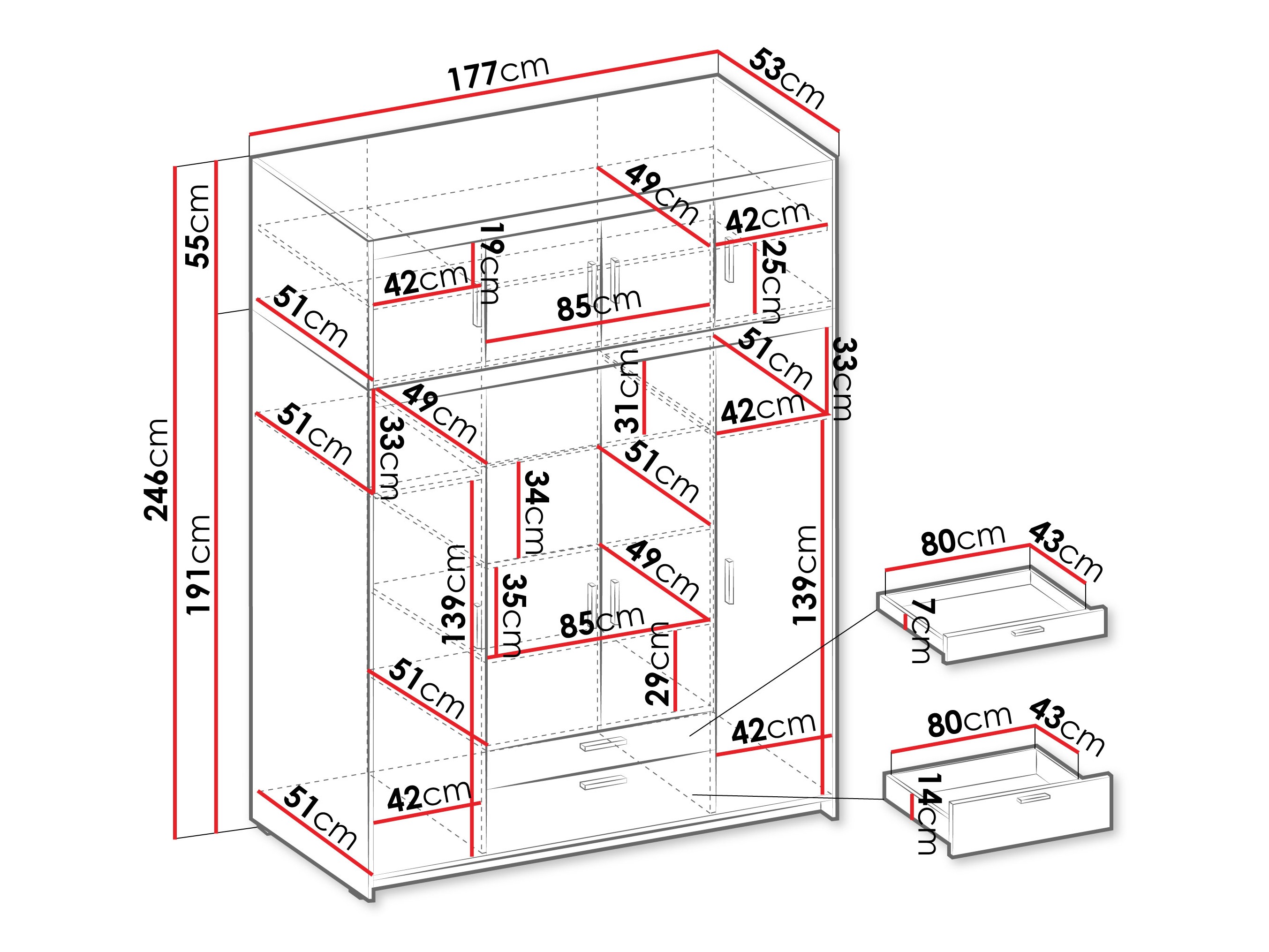 Roupeiro Novduni 106 (Carvalho)