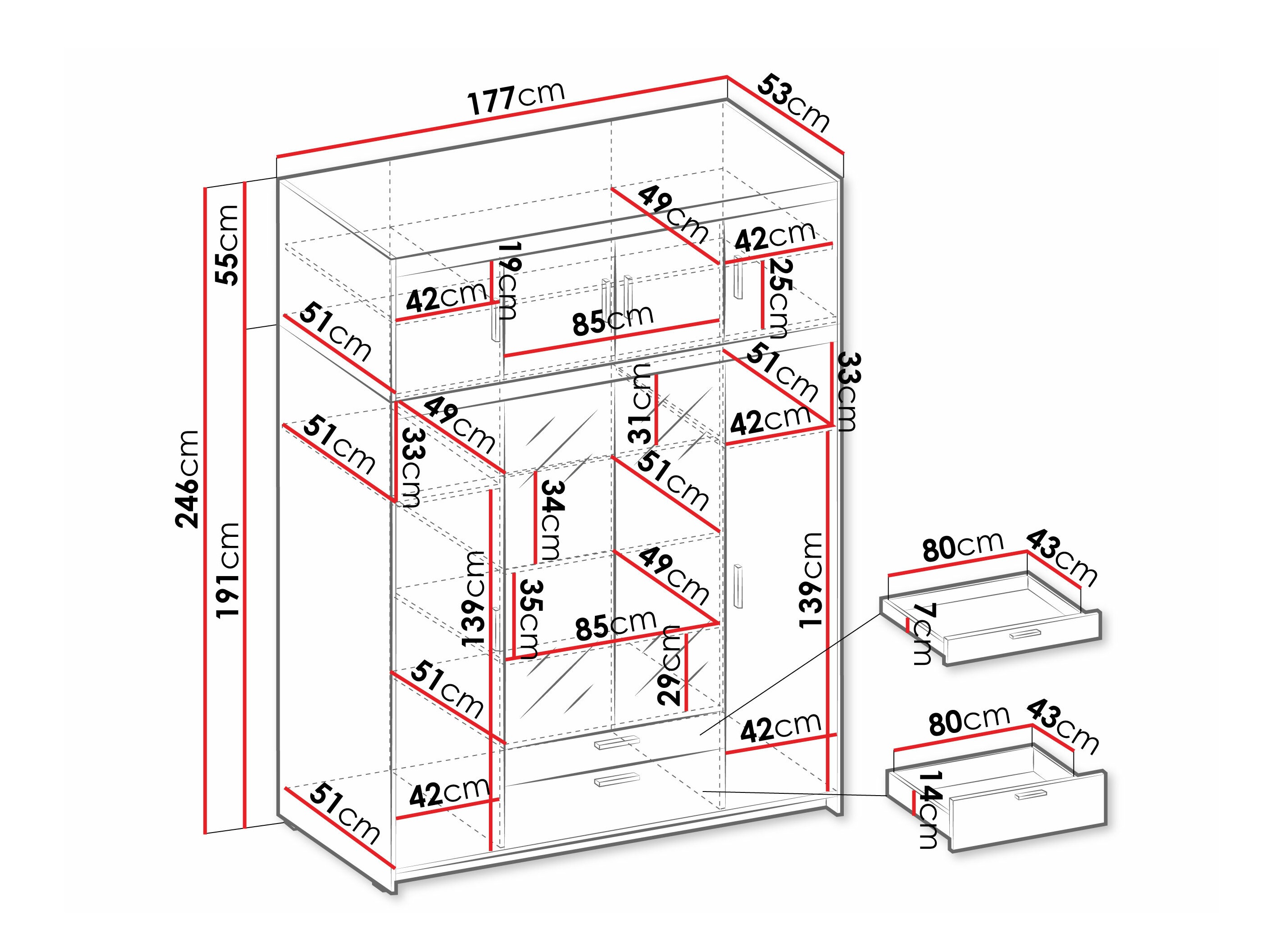 Roupeiro Novduni 109 (Branco)