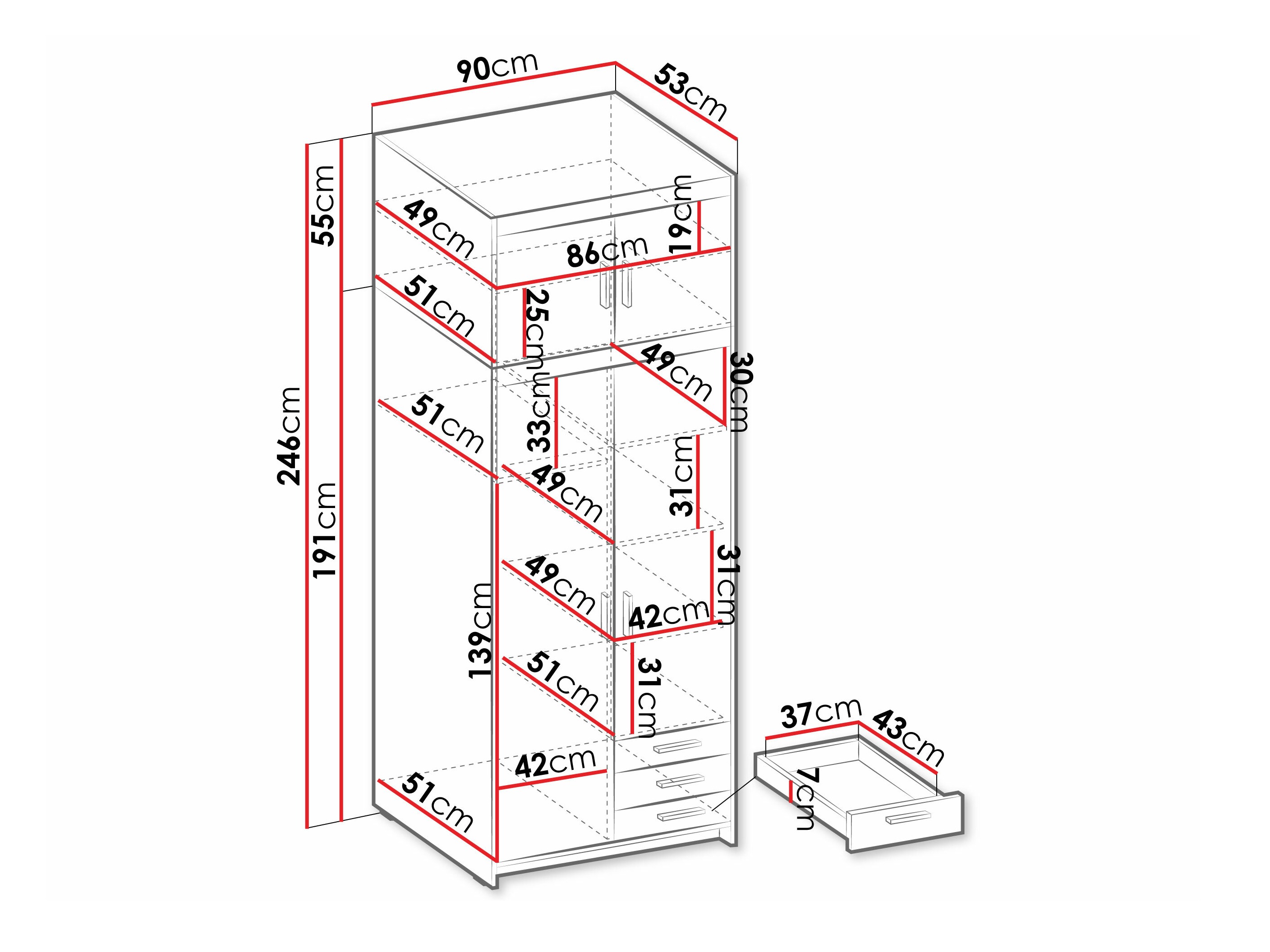 Roupeiro Novduni 113 (Branco)