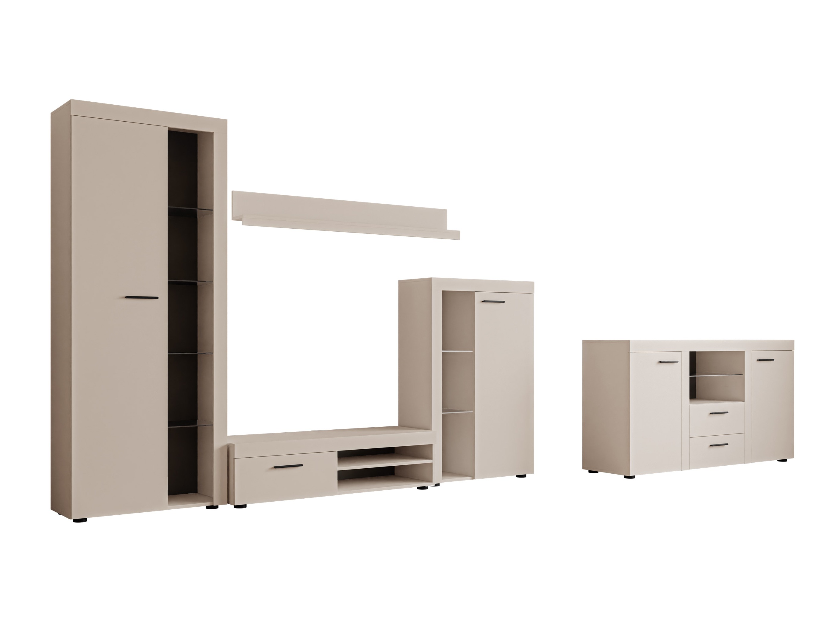 Conjunto para sala de estar Univio I (Bege)