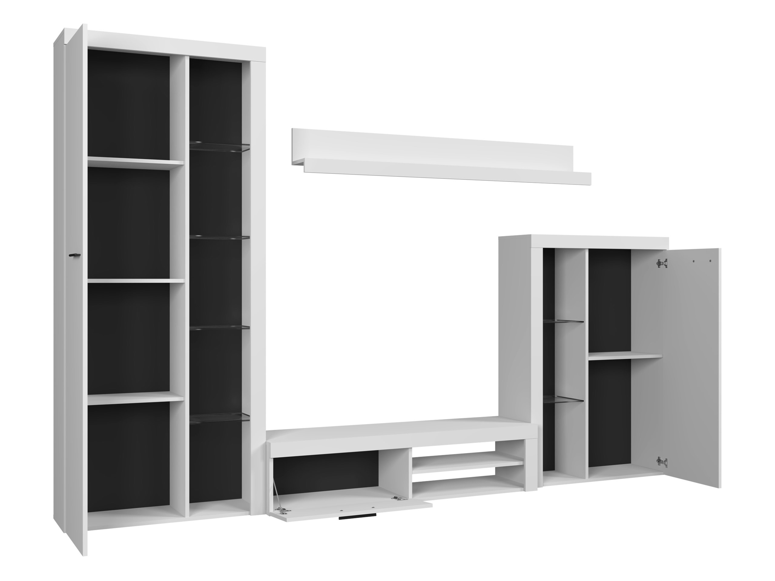 Conjunto para sala de estar Univio I (Branco)