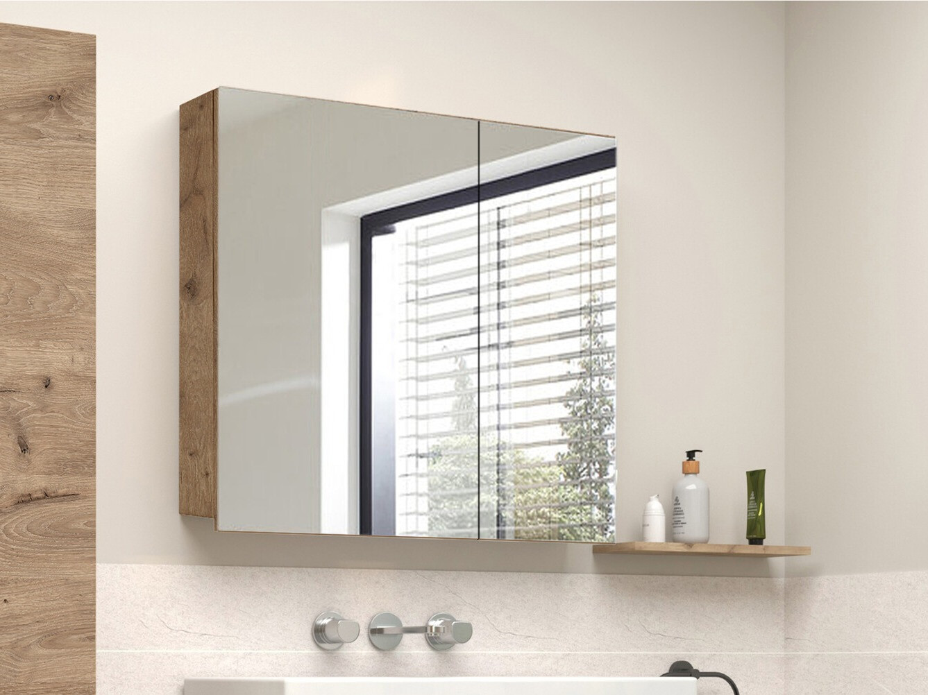 Armário com espelho para casa de banho SP6519