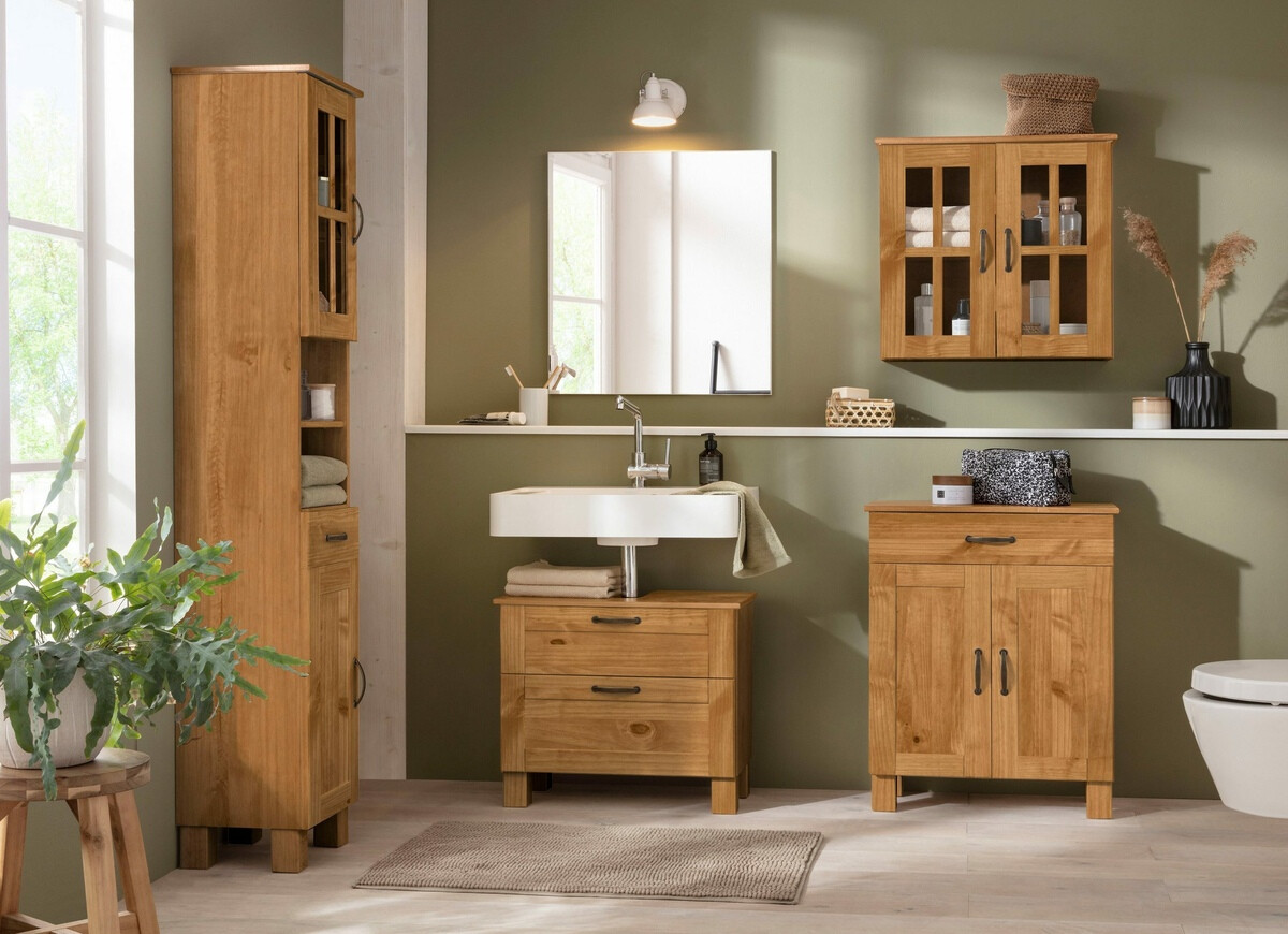 Armário com lavatório de apoio próprio para casa de banho SP6521