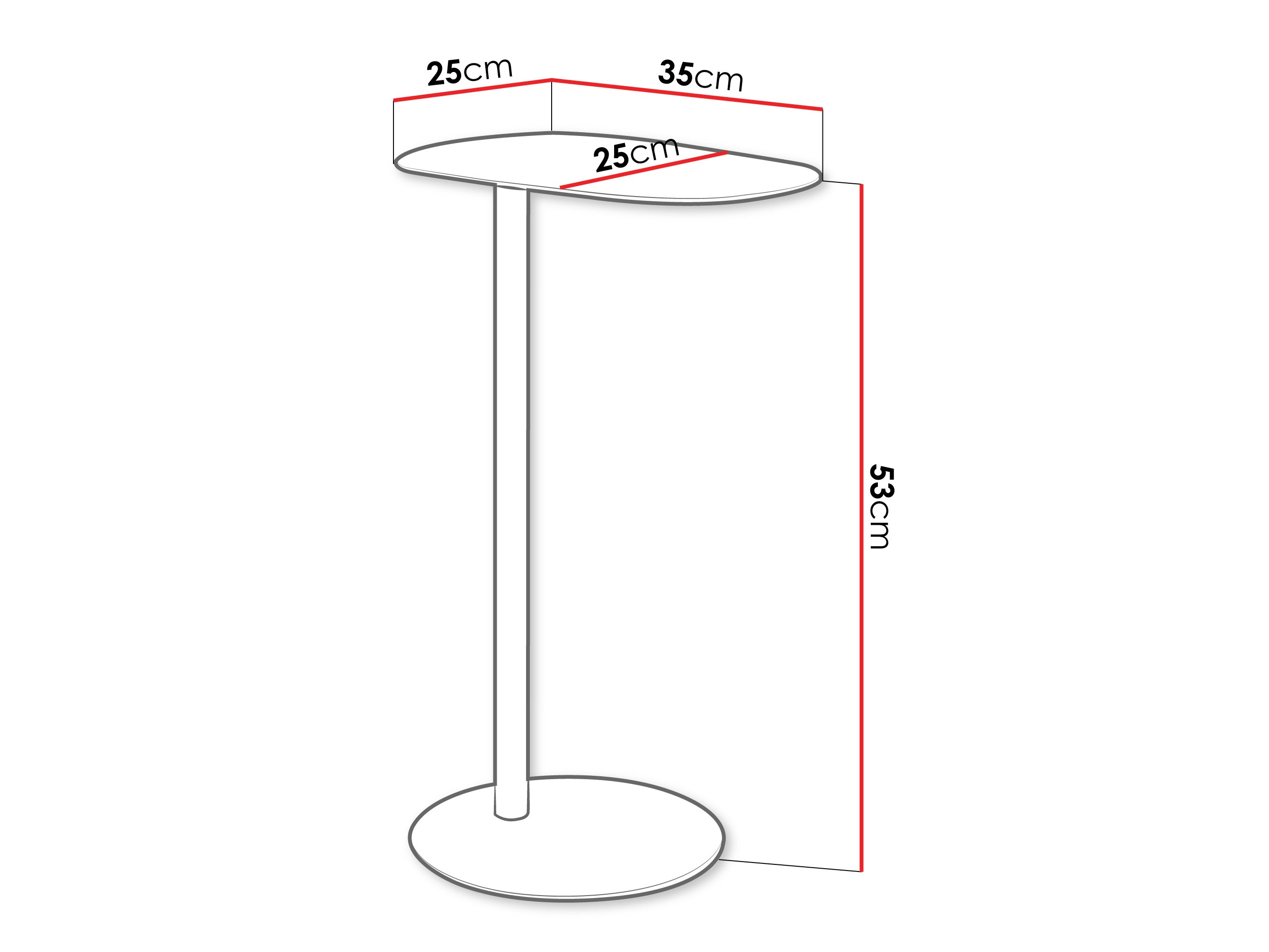 Mesa de apoio Via (Branco)