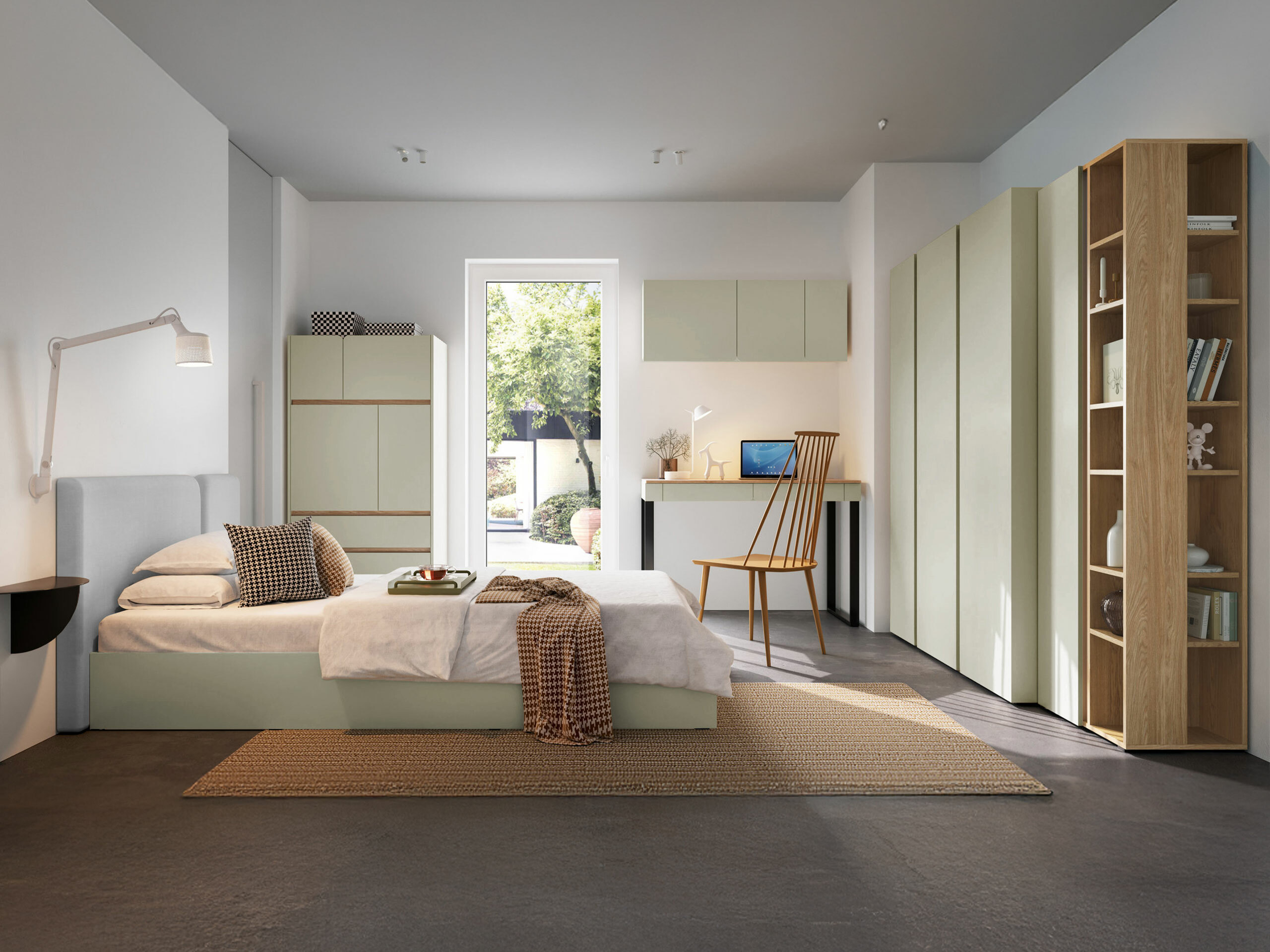 Conjunto para quarto Fiosono 113 (Eucalipto + Carvalho)